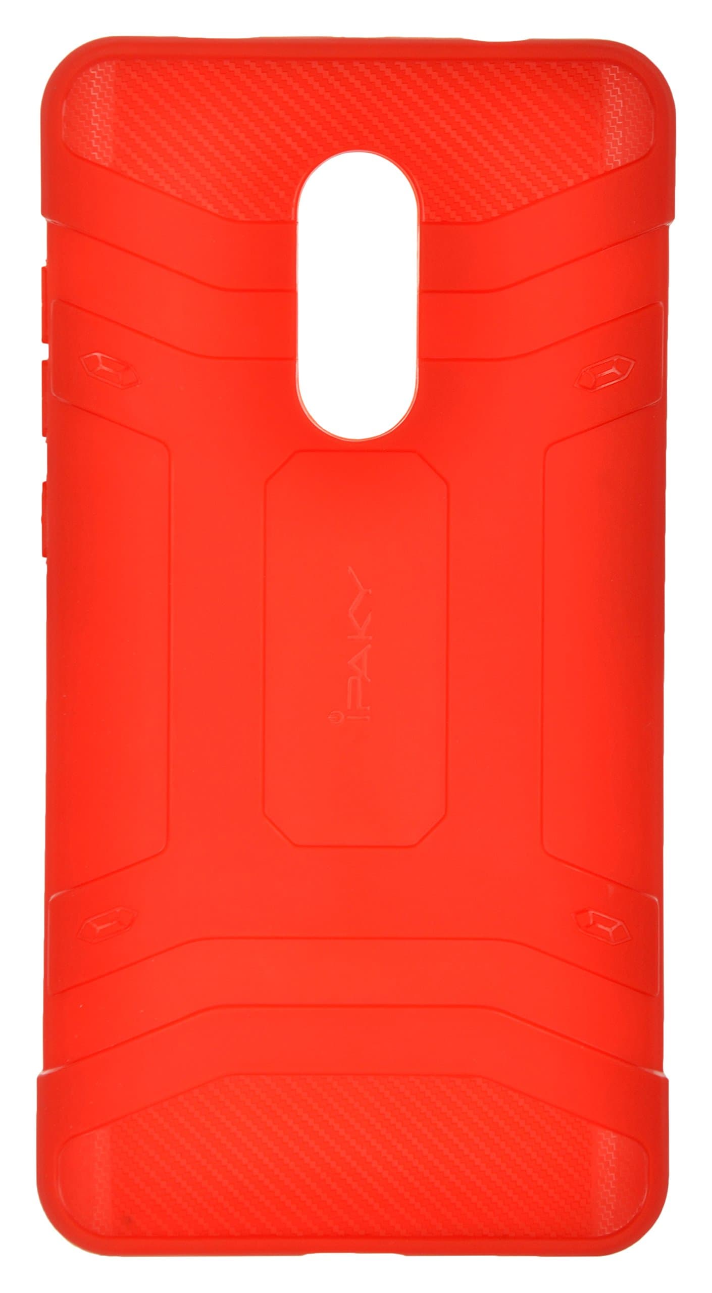 IPAKY RN4RKP Rugged Back Cover for Redmi Note 4 (Red)