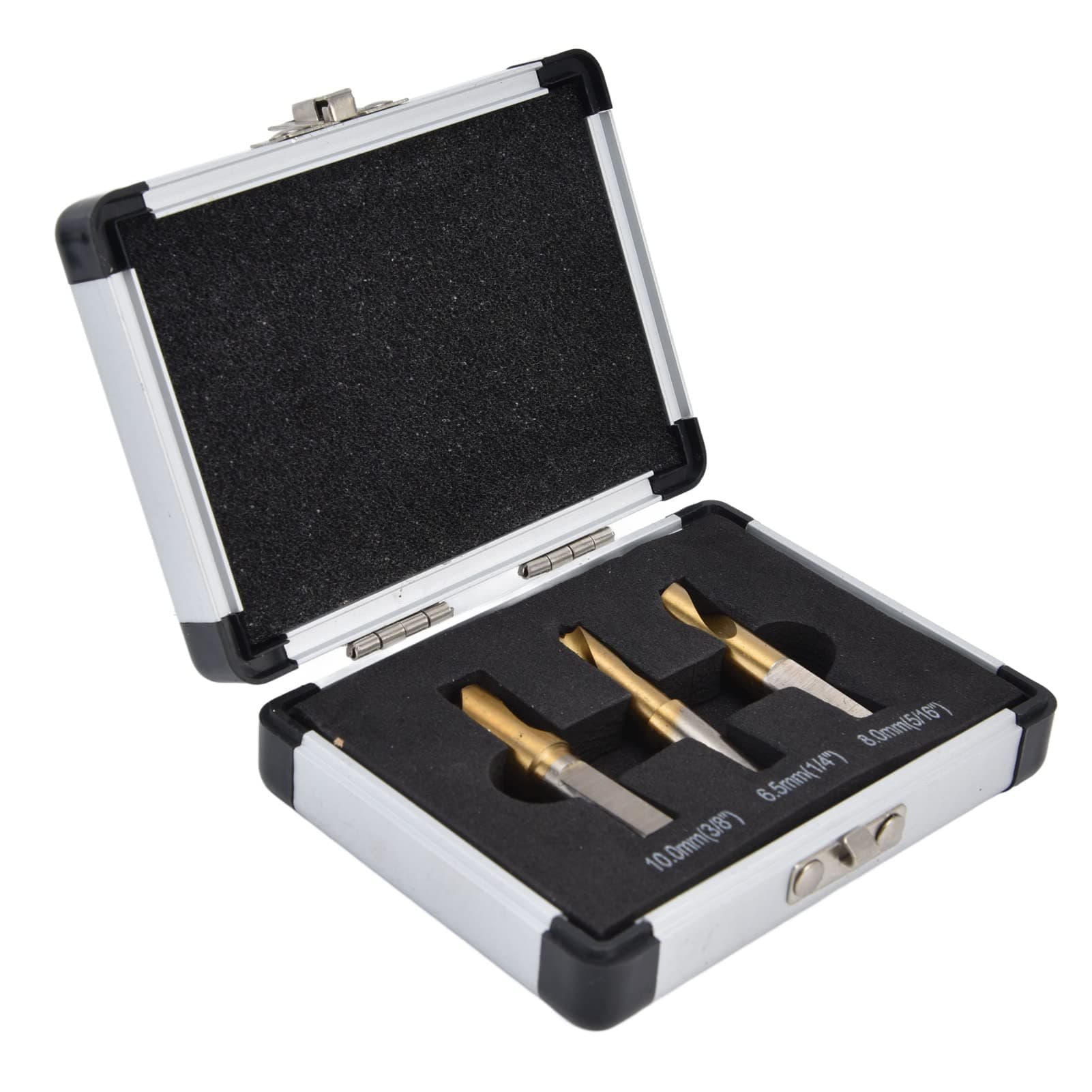 Weld Cutter Tool, Welding Drill Bit 3PCS Stable Non Slip with Storage Box for Household