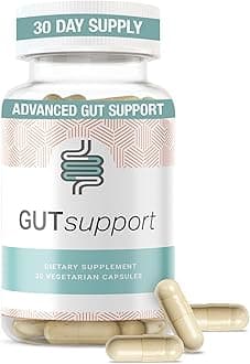 IBDassist™ Gut Support Capsule - Gut Health & Digestion Supplement - Constipation & Occasional Bloating Relief for Women & Men* - Complete with Vitamin D3, A, E, Zinc & More - 30 Capsules