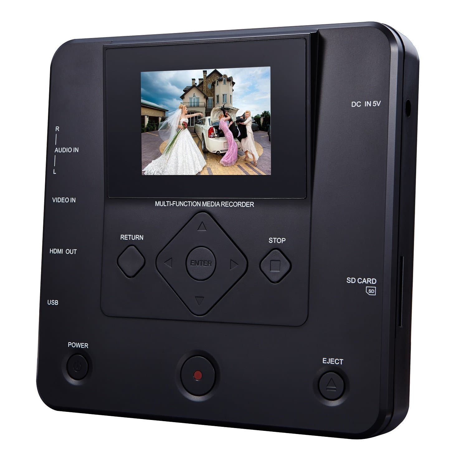 PROTIS Multi-Function Media Recorder PT1190/DVD Recorder Updated Version/Video & Data Burning/MPG & MP4 formats/AV in/USB/SD Card/HDMI/Play Back on Normal & Blue ray DVD Players & Computers