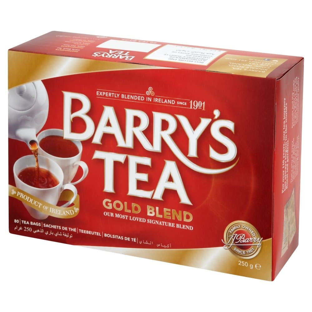 Barrys Tea Gold Blend Irish Tea, 80 CT