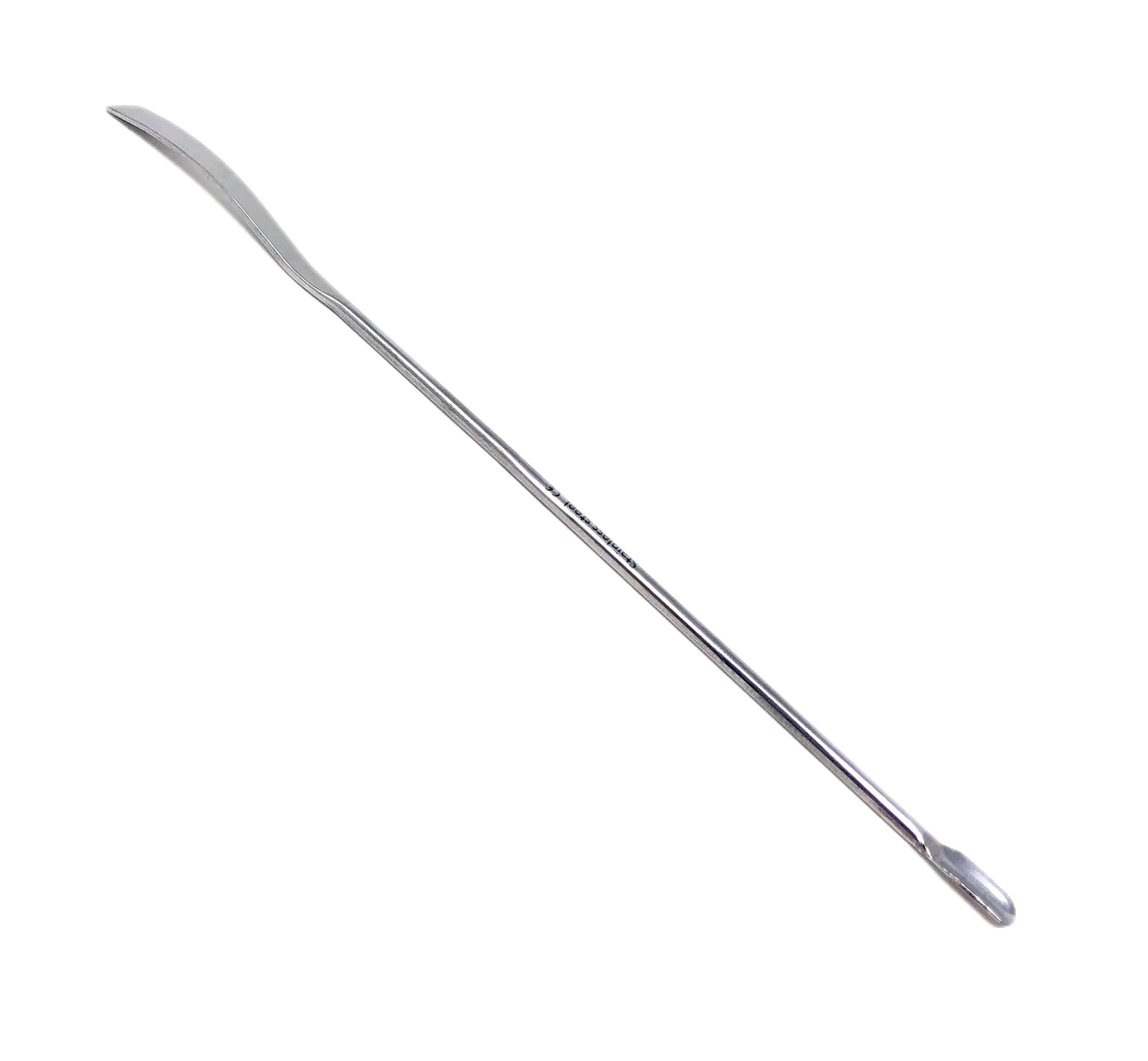 Stainless Steel Double Ended Micro Lab Spatula Sampler Hayman Style (6.5 in. (16.5 cm), Micro Spoon)