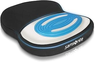 Samsonite SA5451 Orthopedic Cushion Helps Relieve Pain 100% Pure Memory Foam Fits Most Seats