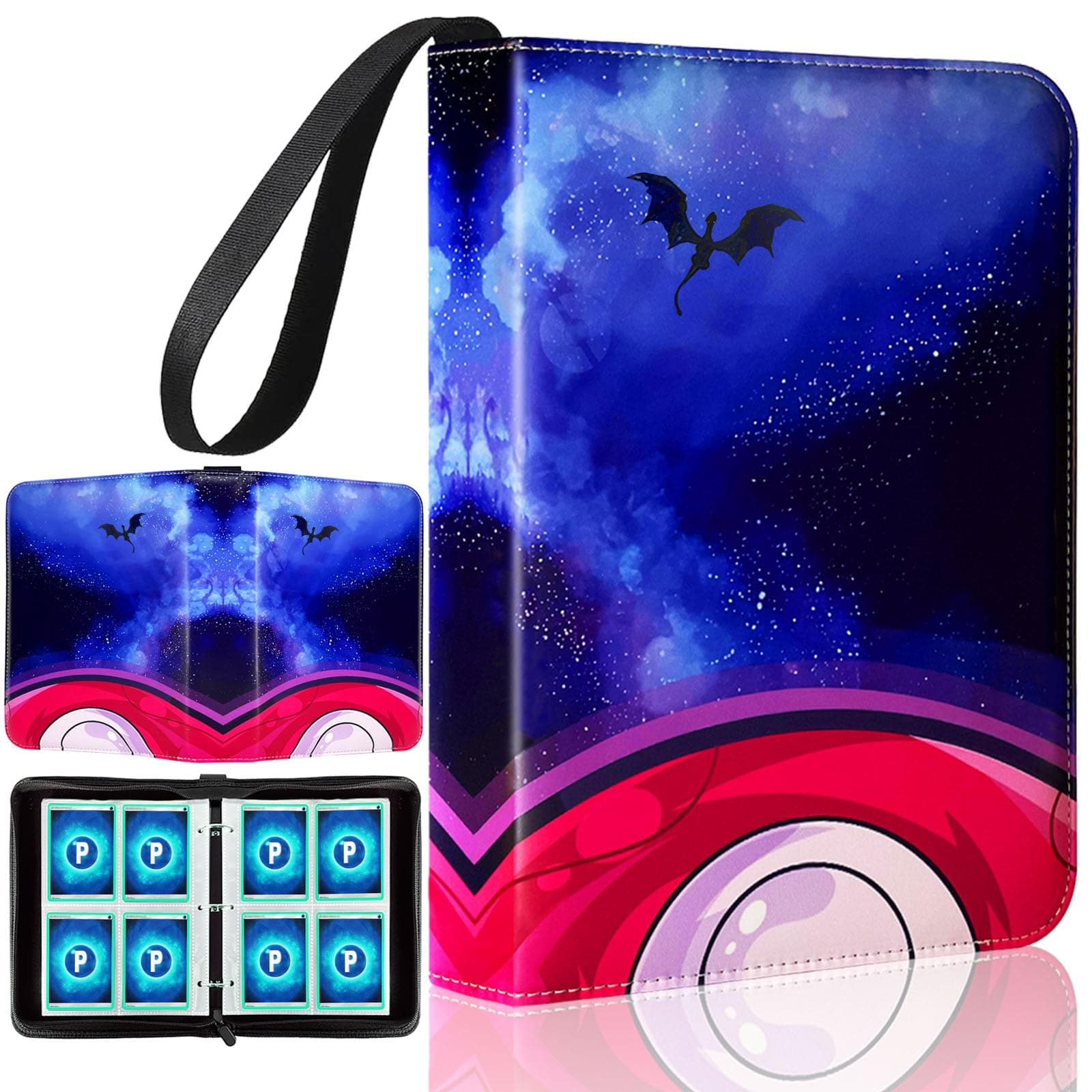 Trading Card Binder Starry Sky 4-Pocket