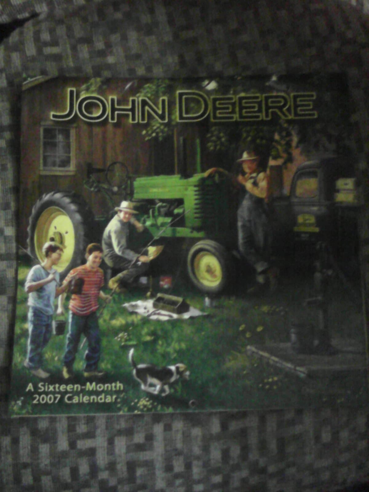 JOHN DEERE 16 month wall calendar 2007