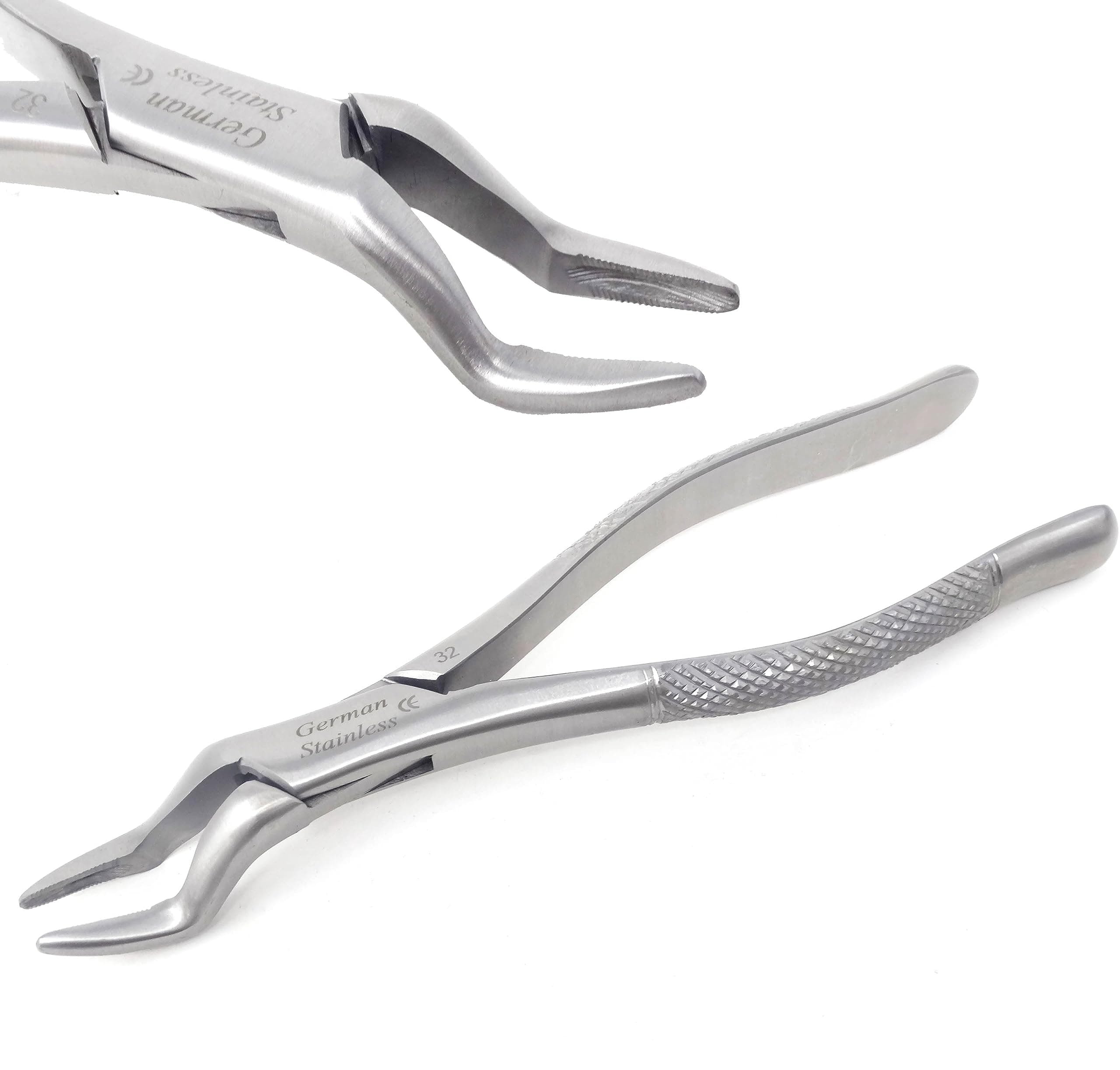 German Dental Extracting Extraction Serrated Forceps #32 Universal Extraction Forceps Dental Instruments - For Upper Cuspids, Bicuspids, Molars & Roots. - Made of Premium Stainless Steel