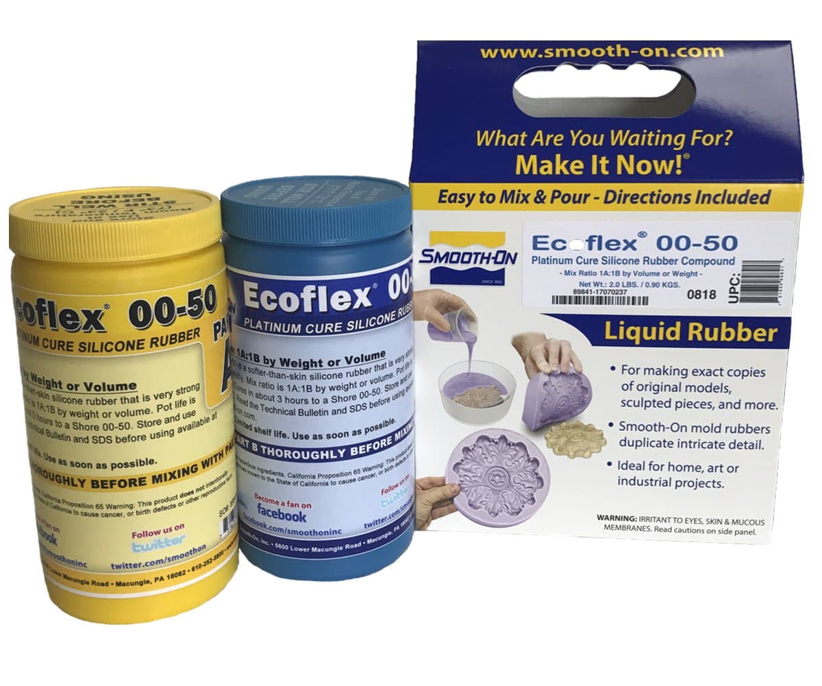 Ecoflex 00-50 Platinum Silicone 2 lb Kit