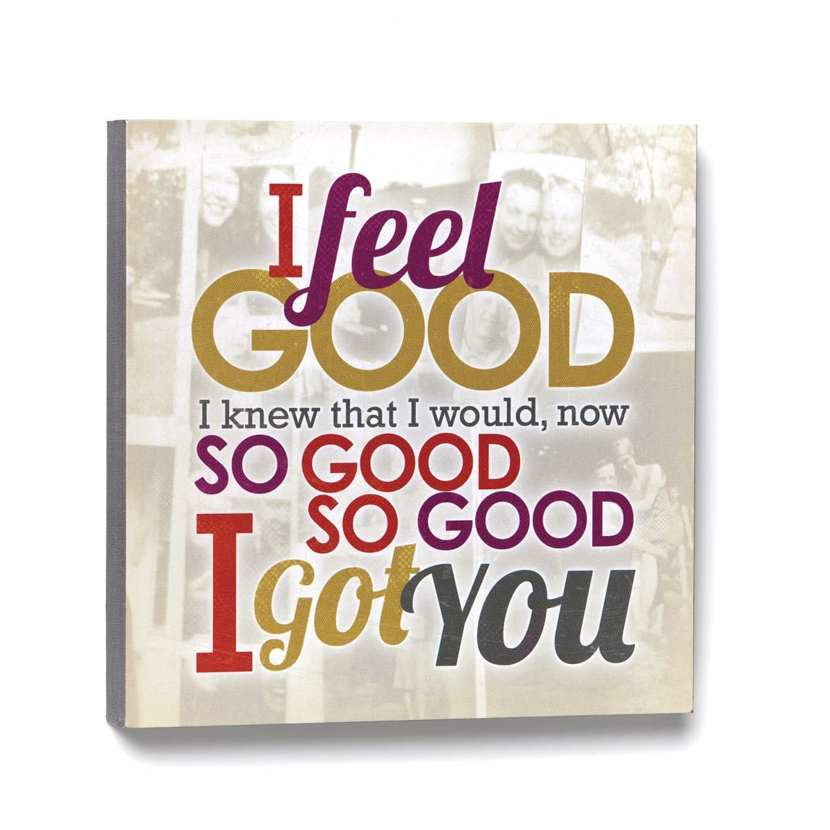 Lyricology I Feel Good Wall Art