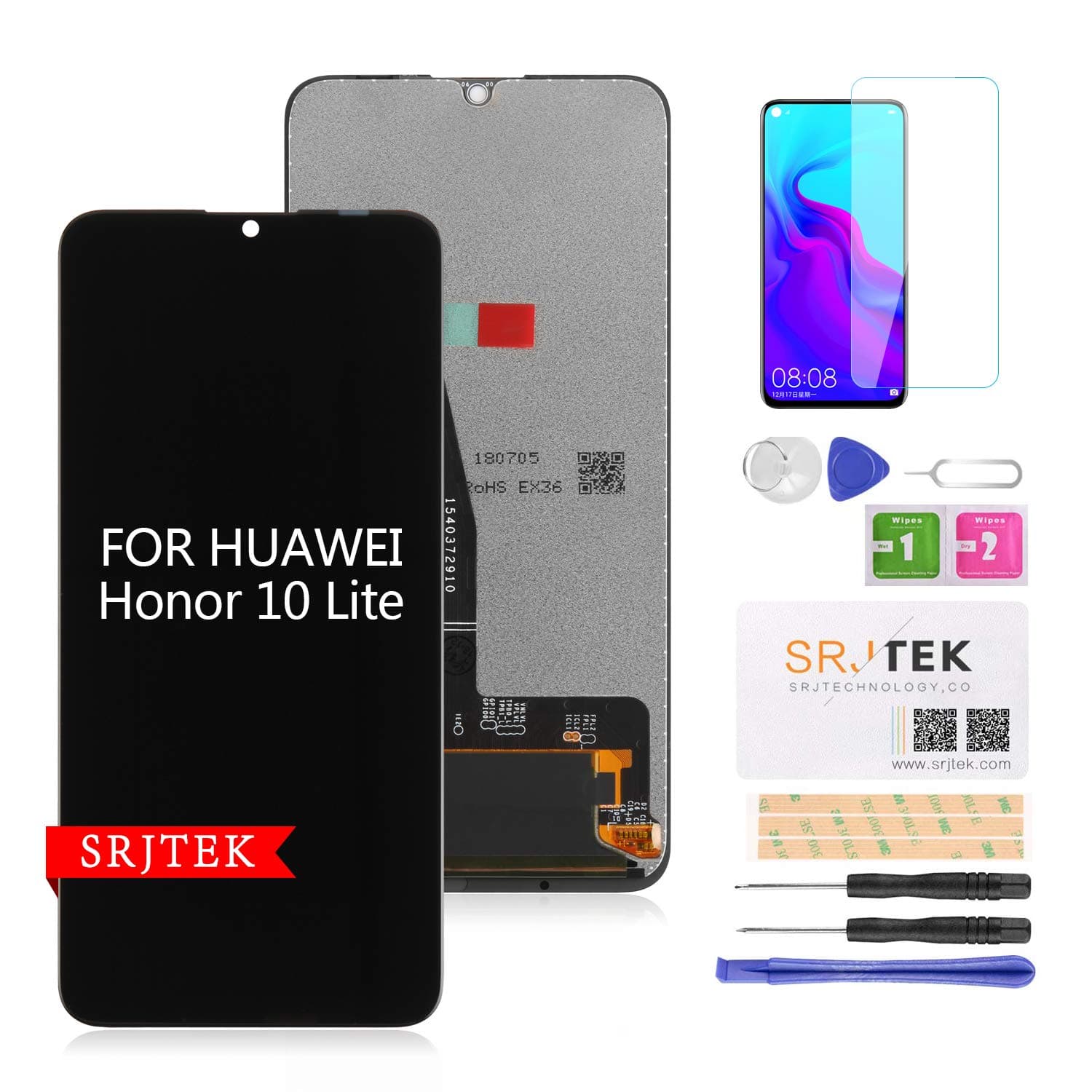 Screen Replacement for Huawei Honor 10 Lite 6.21" / Huawei P Smart (2019) LCD Display Touch Screen Digitizer Panel Assembly Full Kits