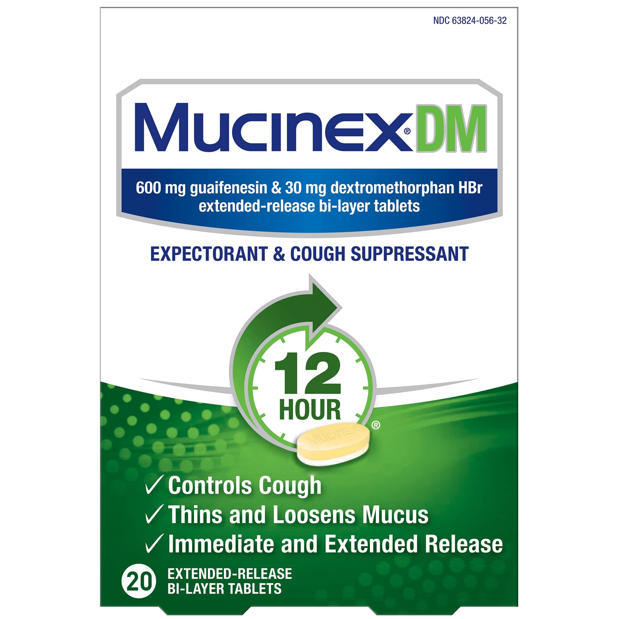 MUCINEX  DM TABS E/R 600 MG
