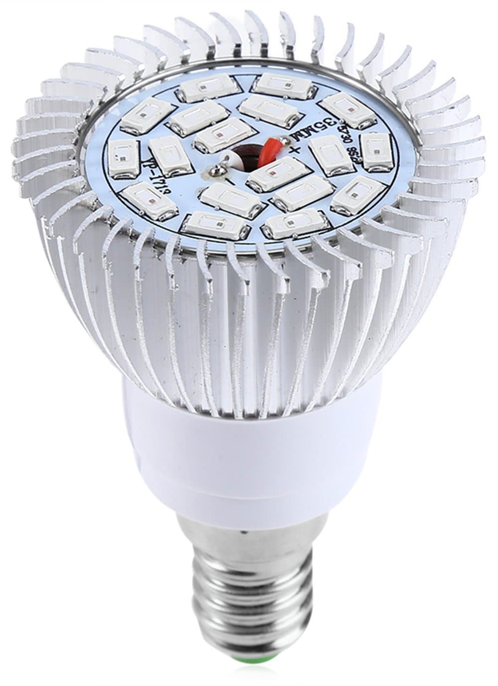 Lang boss 8W 18 SMD 5730 Full Spectrum E14 LED Grow Bulb Light for Hydroponics, Greenhouse lLghting, Plants Growing, Flowering, Fruiting