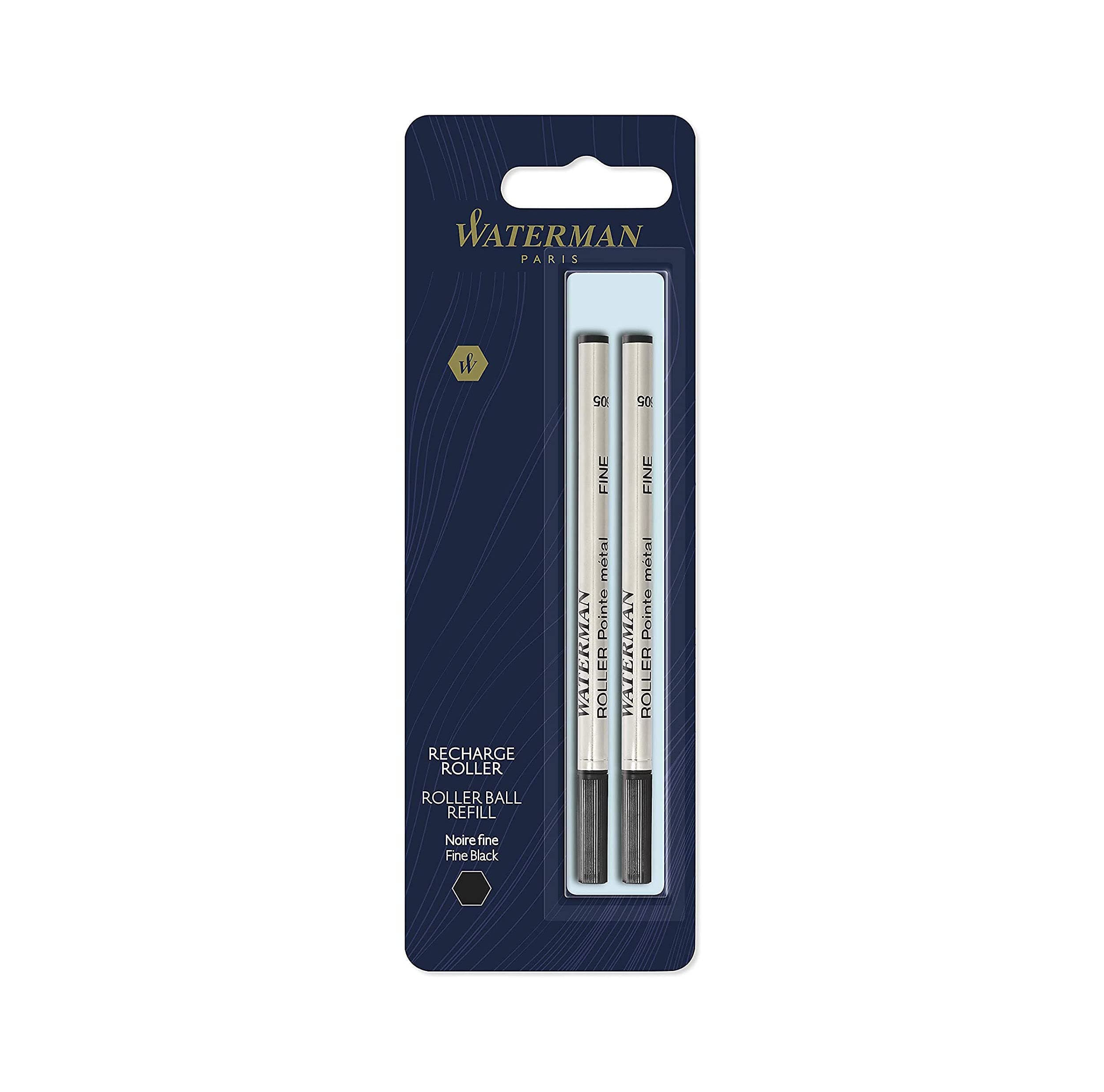 Rollerball Pen Refill | Fine Point | Black Ink | 2 Count