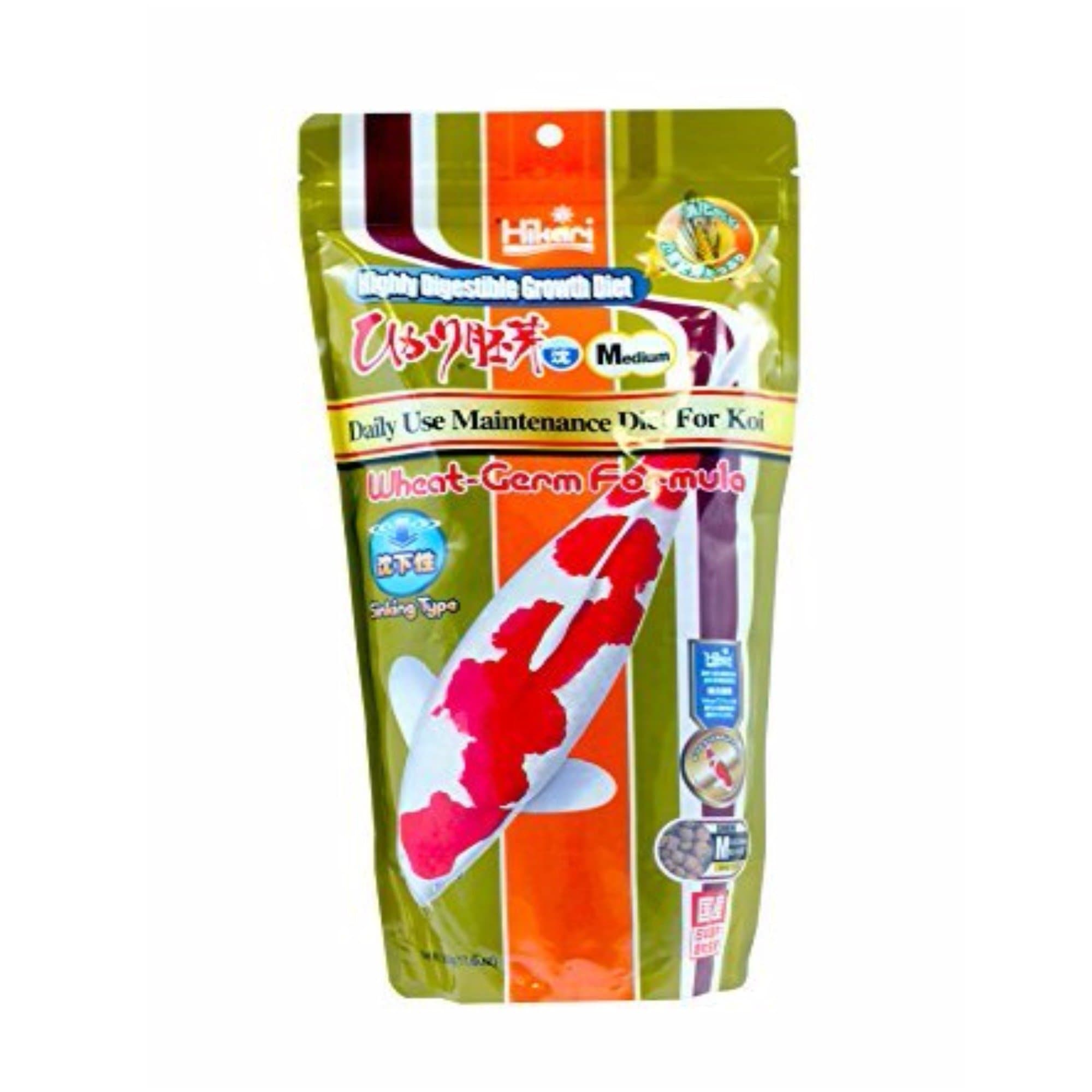 17.6-Ounce Sinking Wheat Germ Pellets for Pets, Medium