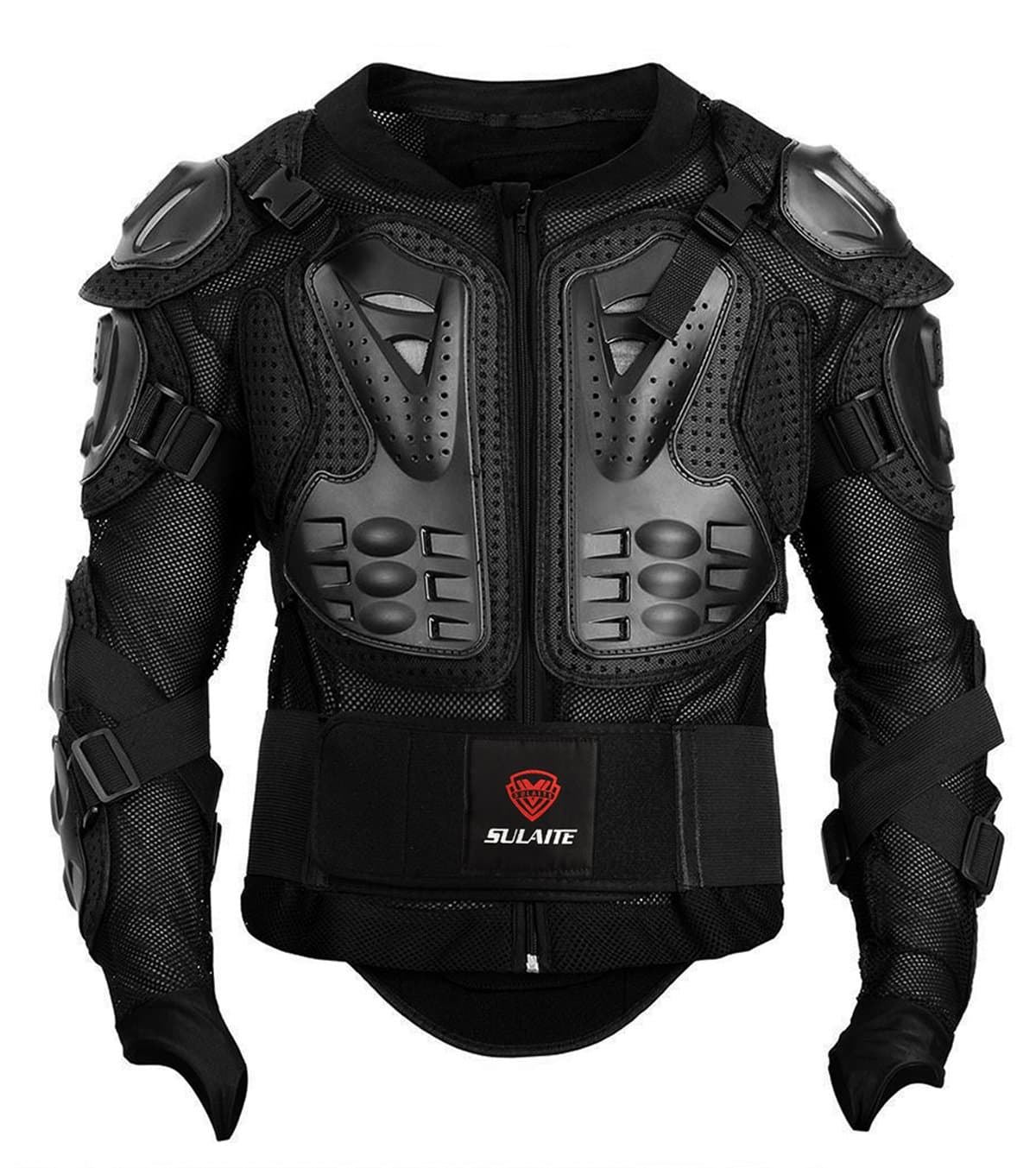 Motorcycle Protective Jacket with Full Body Armor, Motocross Protective Jacket Armour, Sport Motocross MTB Racing & Off-Road Chest Protection Dirt Bike Gear for Men (2XL)