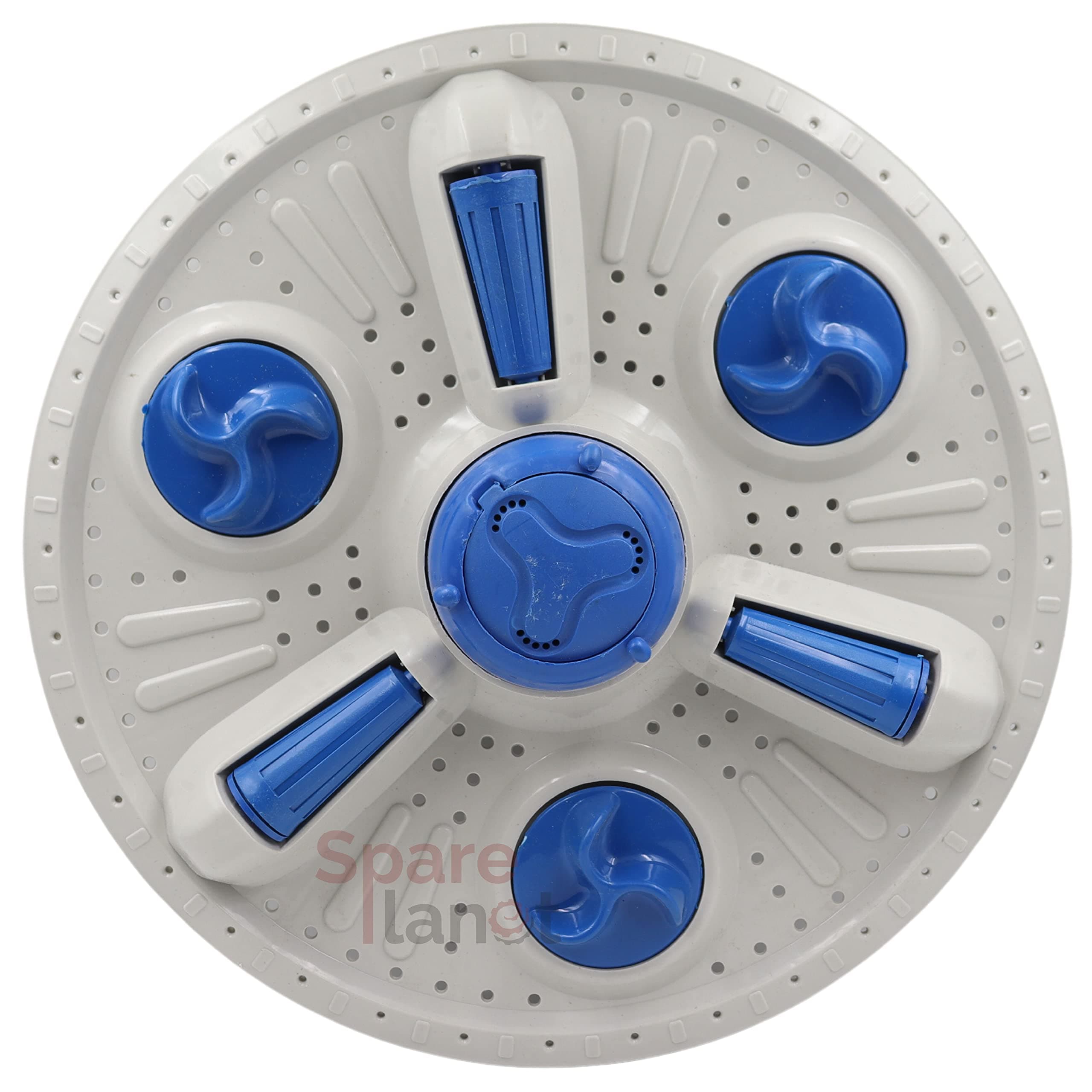 Spareplanet Washing Machine Pulsator with 3 Rollers Compatible with Lloyd Semi Automatic Washing Machine Diameter 38.5cm Grey (Match & Buy)