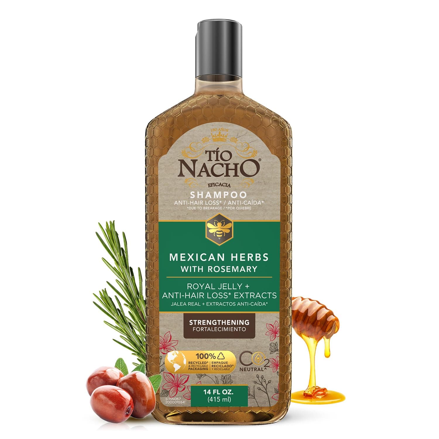 Mexican Herbs Shampoo 14 Oz