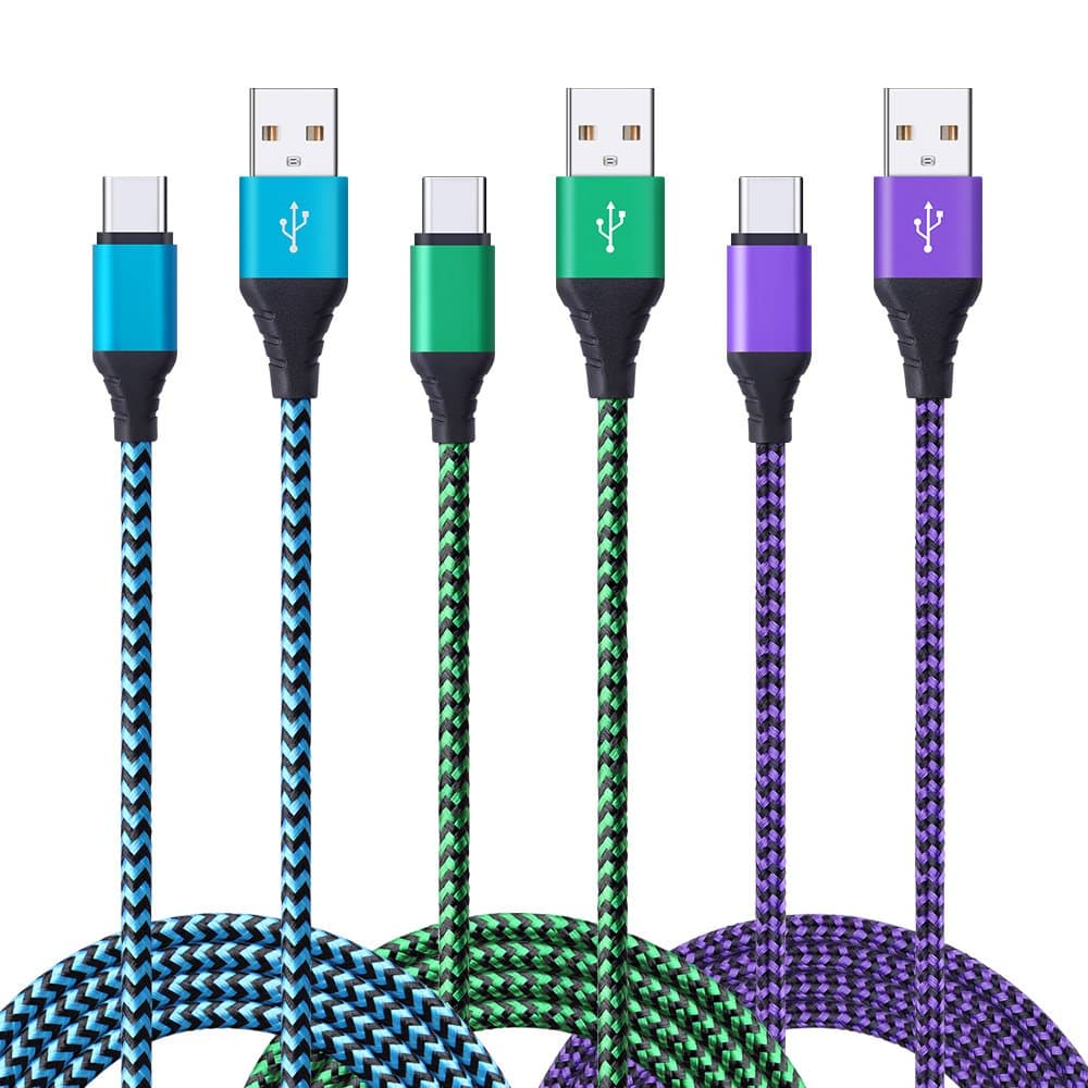 OrSunday 3-Pack 6ft USB Type C Cable