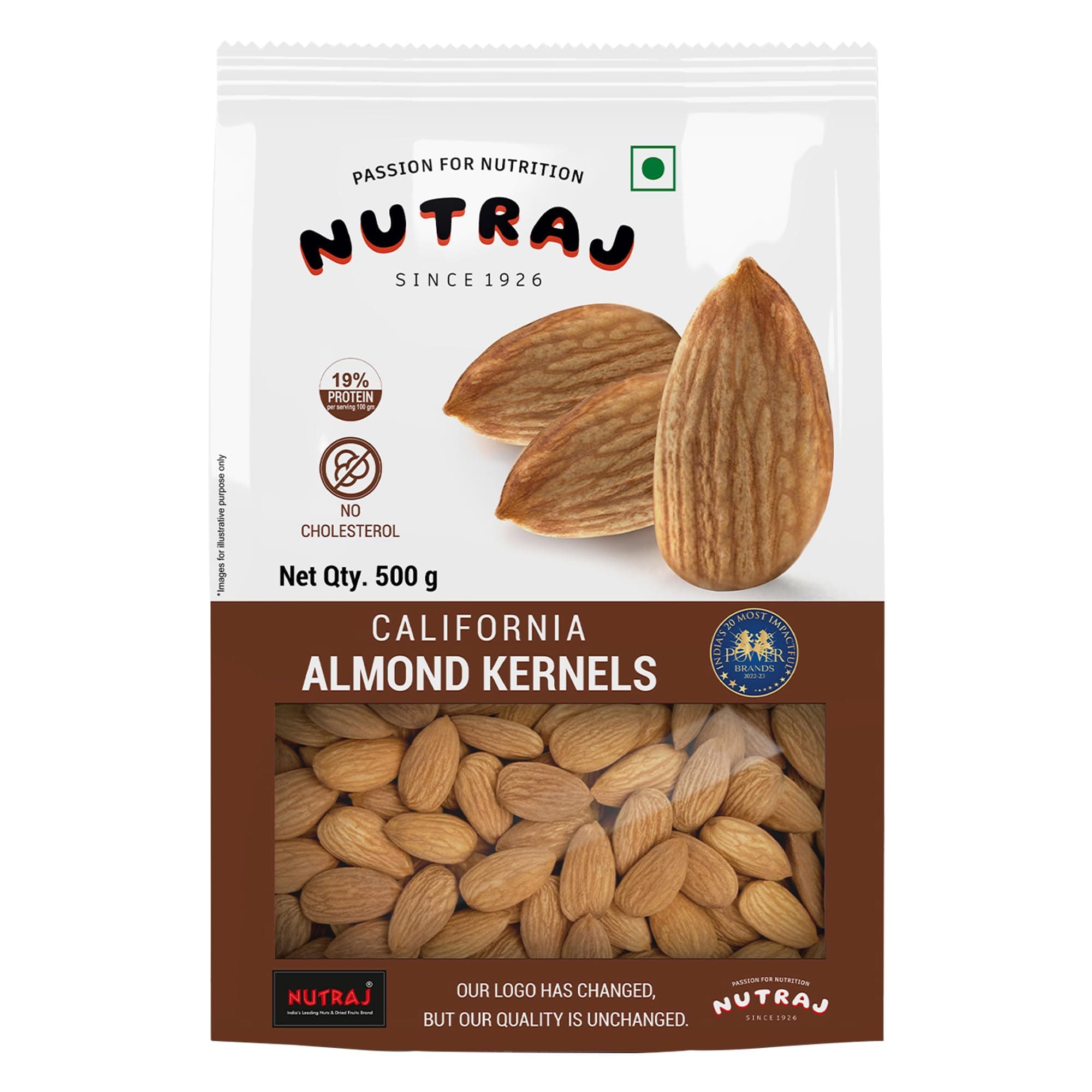 Nutraj California Almonds, 500g