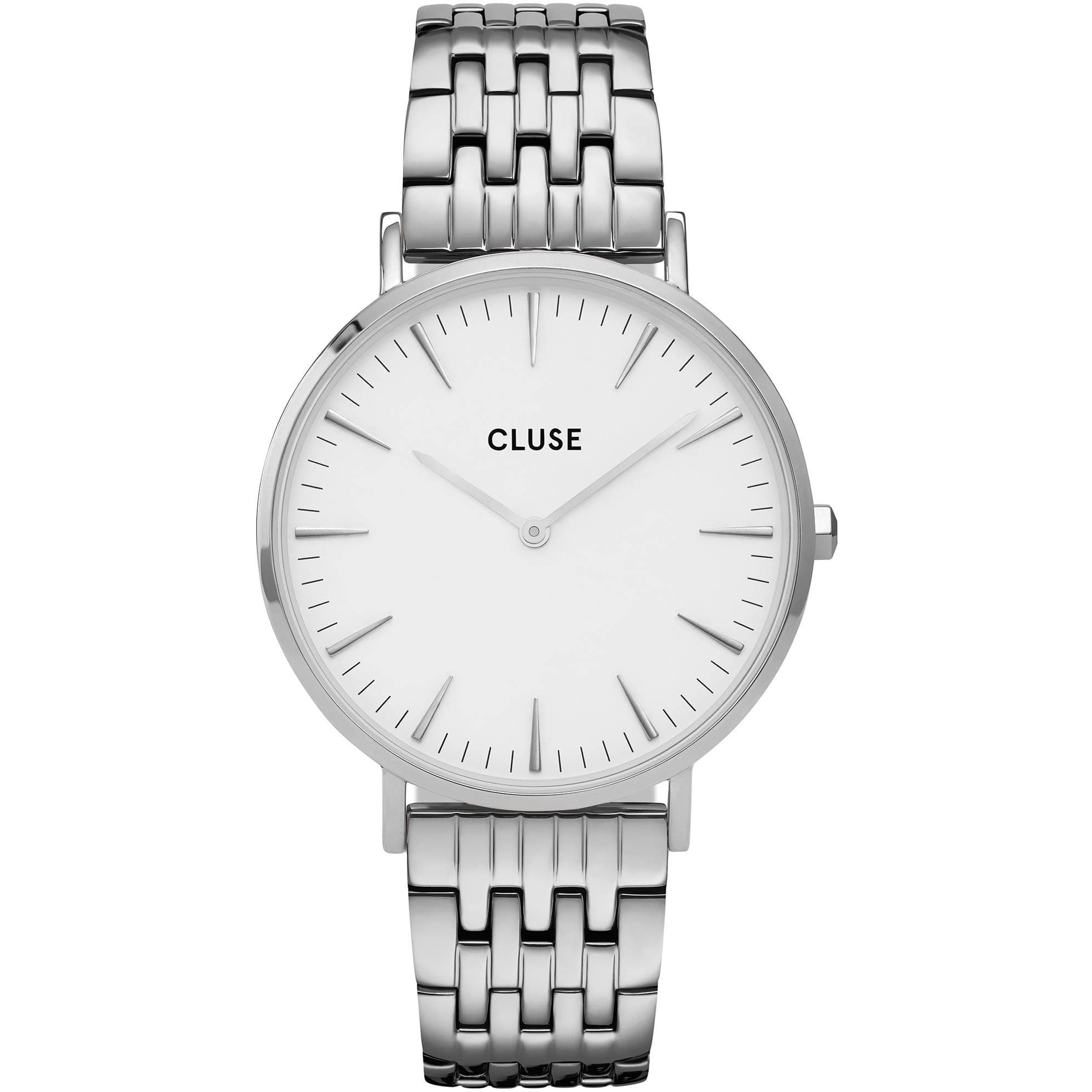 CLUSELa Boheme Multi-Link, Silver, White/Silver CW0101201023