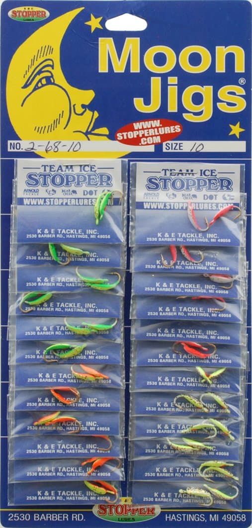 MOON GLTR JIG AST SZ 10