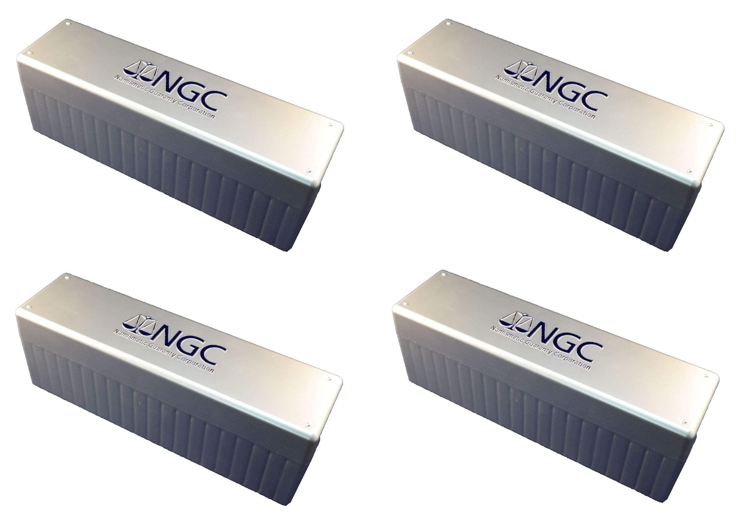 Plastic Storage Box for 20 Slab Coin Holders Four Pack
