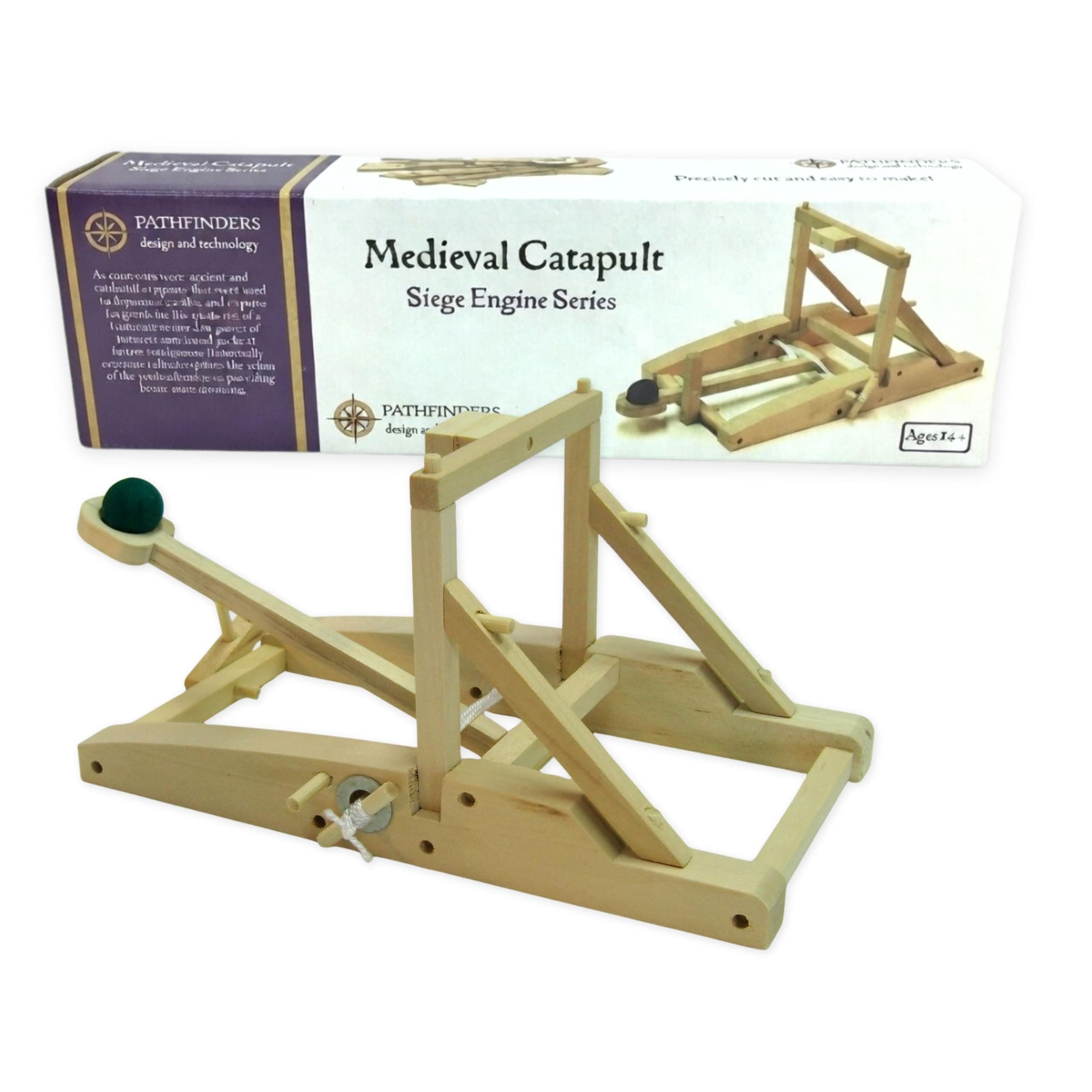 Pathfinders Medieval Catapult Wooden Kit