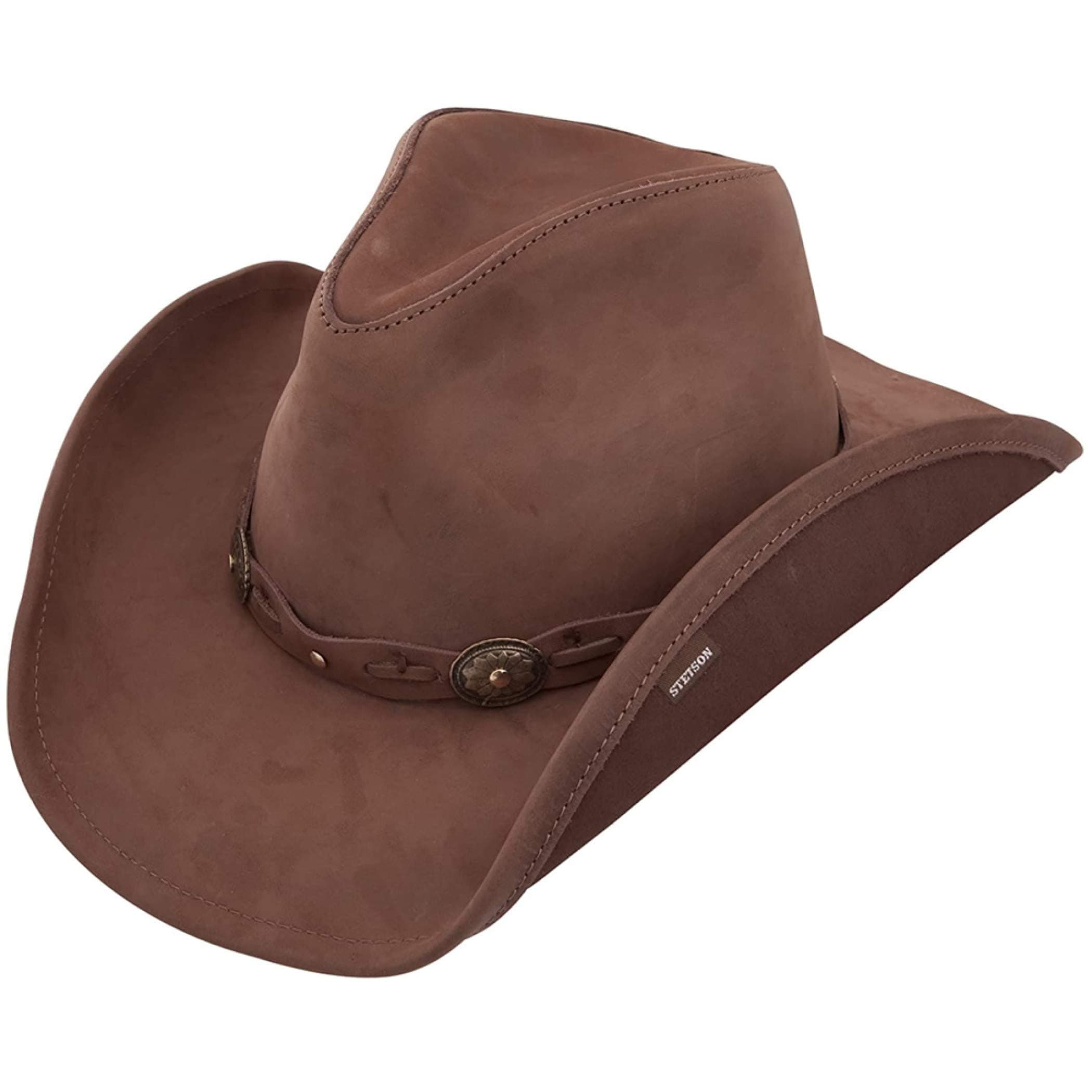 Roxbury Shapeable Leather Cowboy Western Hat