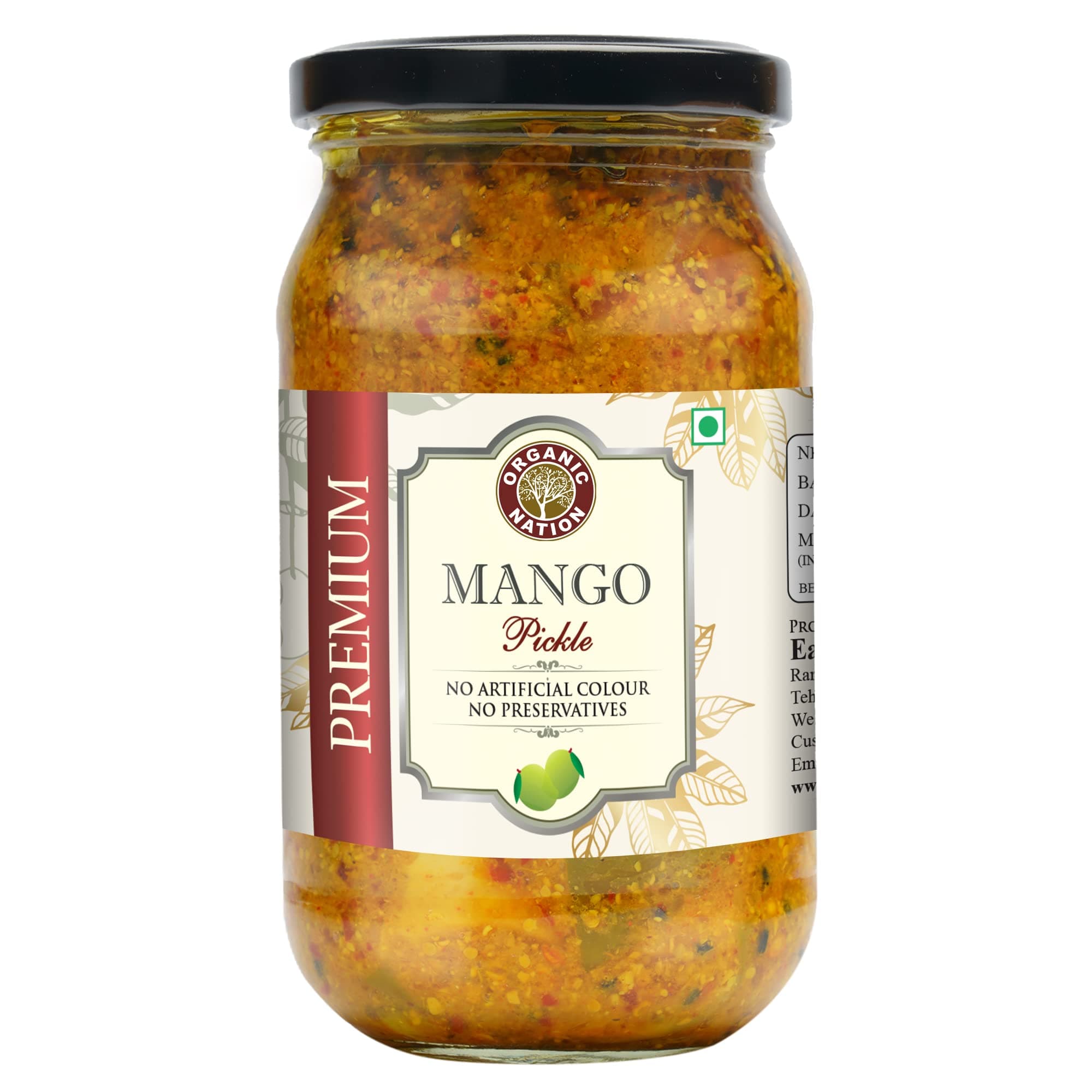 Organic Nation Mango Pickle 400 gm