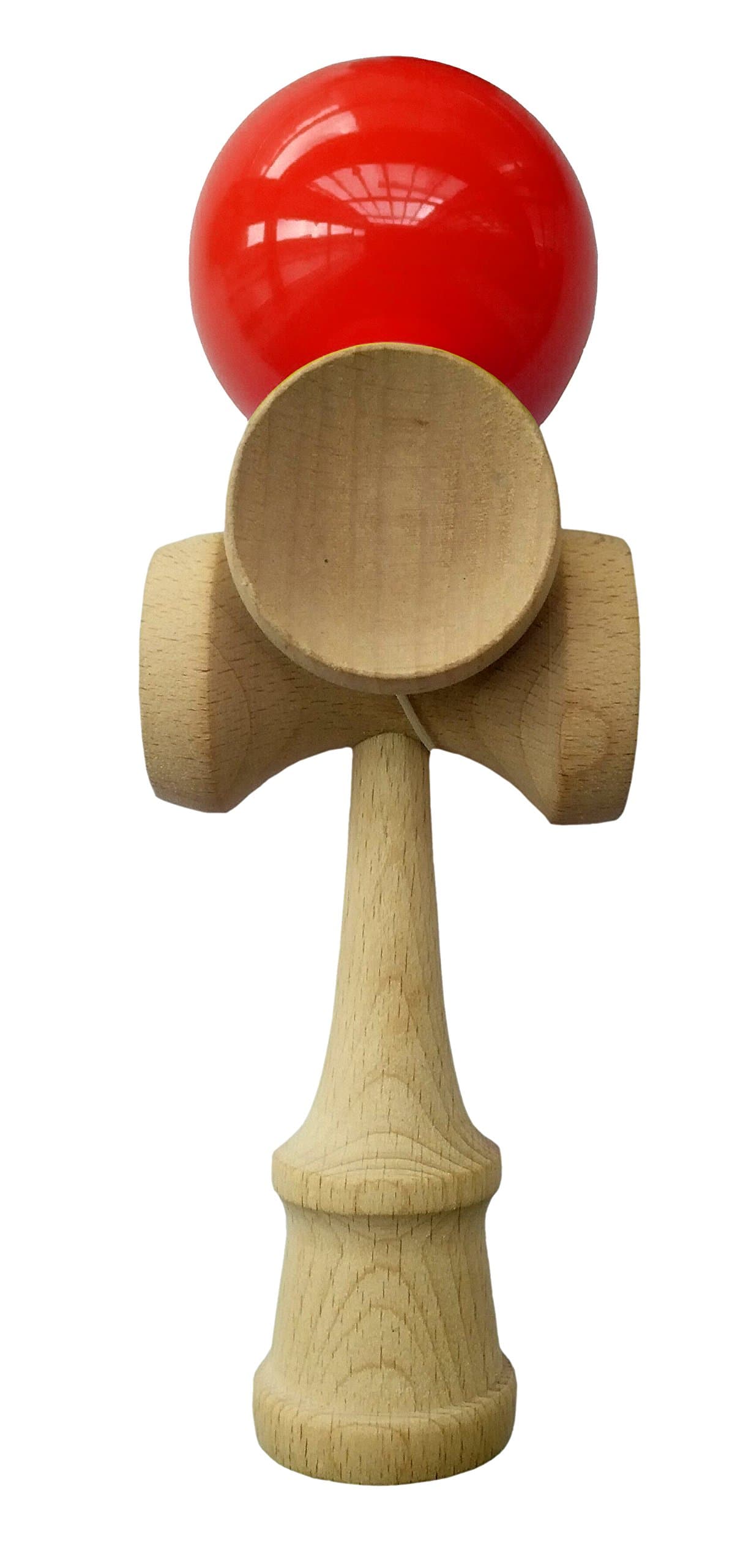 5-Cup Professional Kendama Trick Toy, Red
