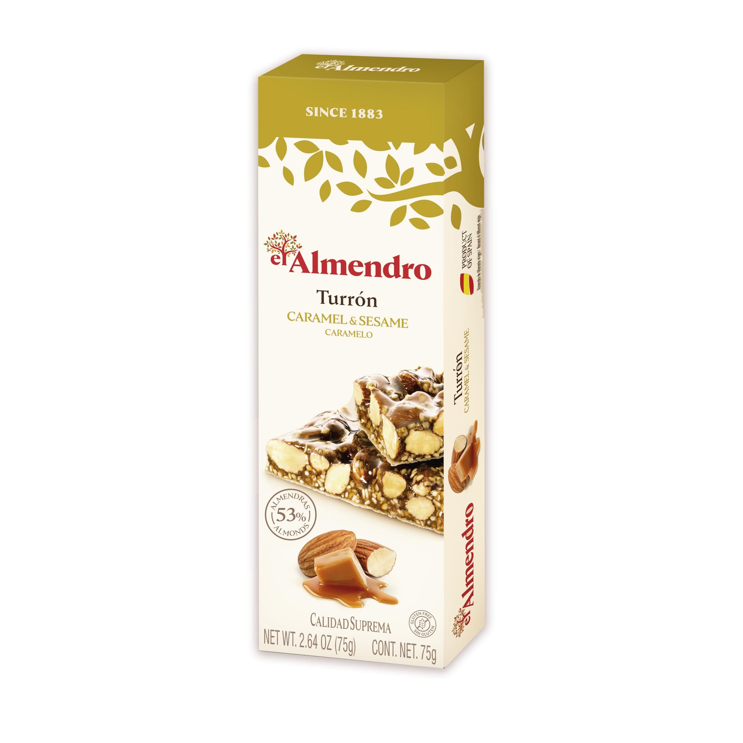 Turron De Caramello 75 Grams