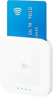 Square Card Reader - Payment terminal for accepting Contactless, Chip & PIN, Debit Cards, Credit Cards, Apple Pay, and Google Pay - UK Version