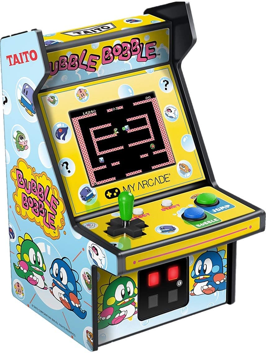 My Arcade Bubble Bobble Micro Player 15cm Collectable Portable Handheld Video Game