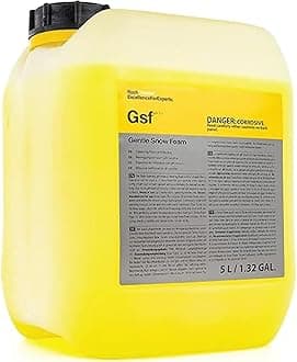 KOCHCHEMIE Gentle Snow Foam - pH Neutral Pre-Cleaning; Works With Foam Cannons & Sprayers; Manual Washing; Safe on Wax & Sealed Surfaces; Cherry Fragrance (5 Liters)