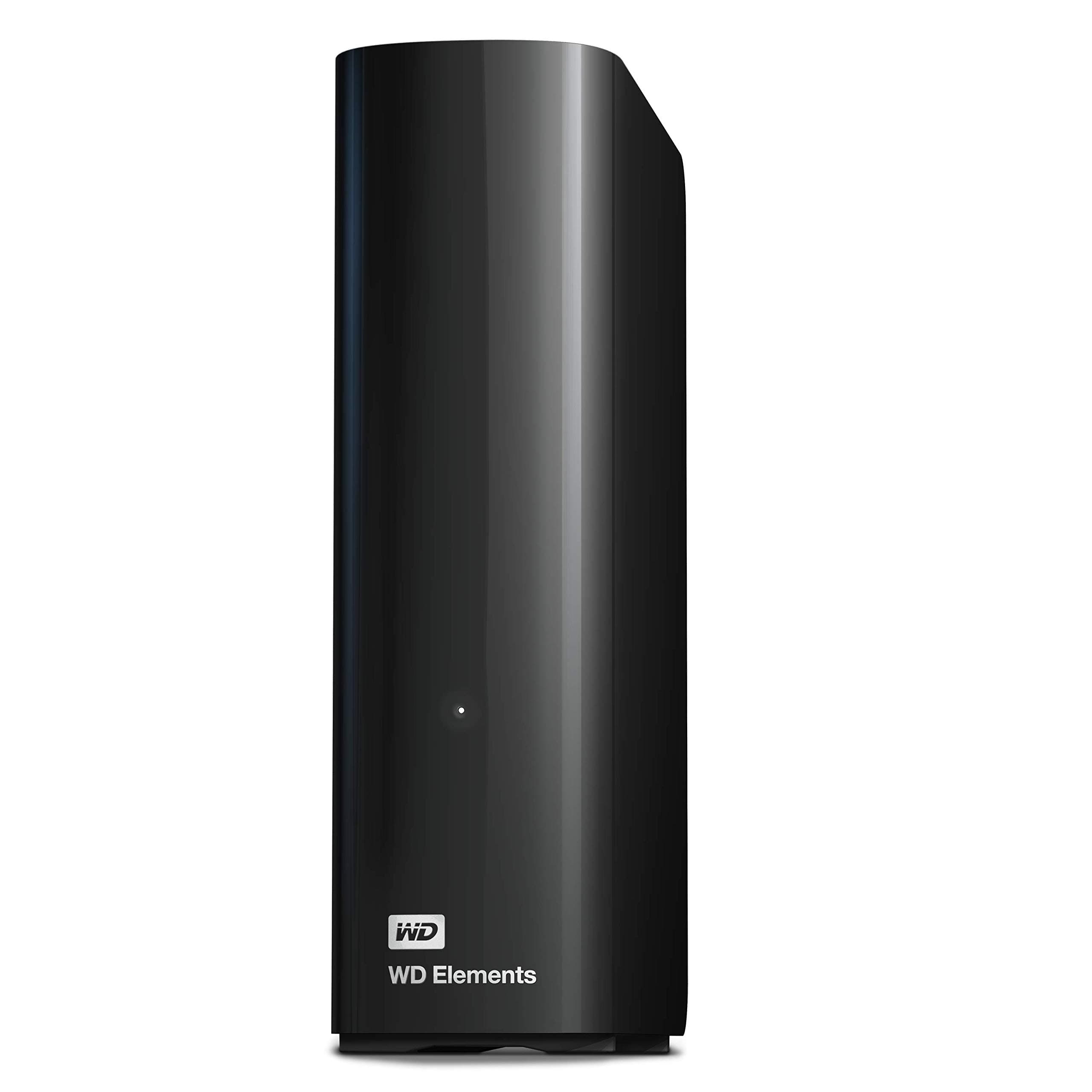 Western Digital WD 24TB Elements Desktop External Hard Drive for Plug-and-Play Storage, USB 3.2 Gen1 - WDBWLG0240HBK-NESN