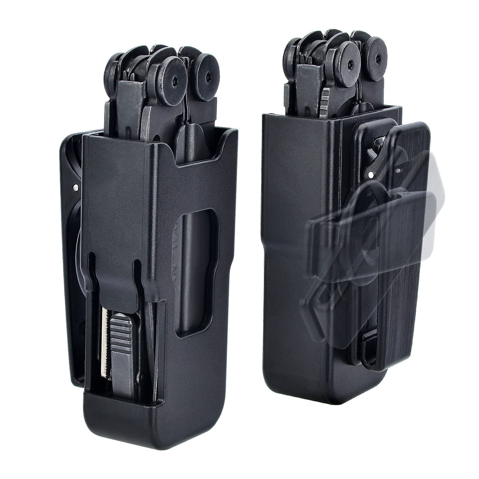 360° Holster Sheath for LEATHERMAN WAVE & WAVE + PLUS, Lefty and Righty WAVE Belt Pocket Clip Holder Cover WAVE PLUS Sheath