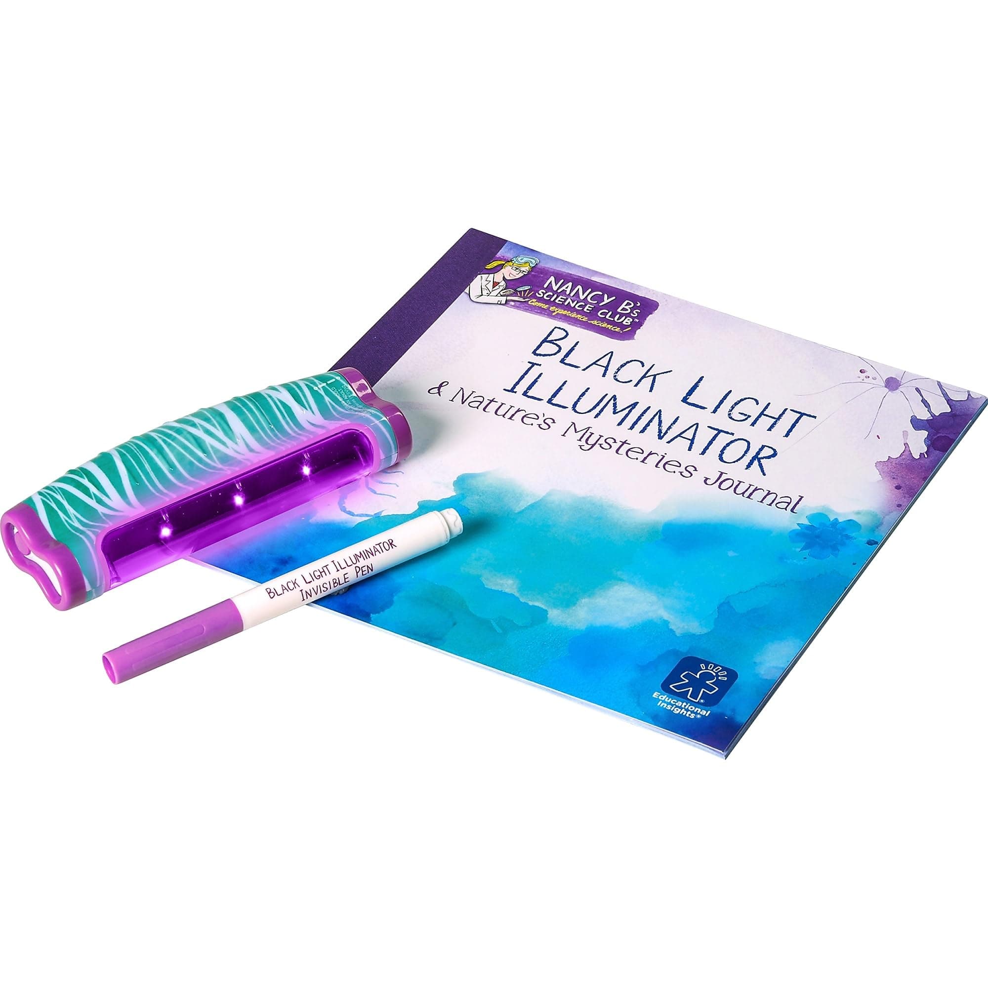 Learning Resources Nancy B's Science Club Black Light Illuminator & Nature's Mystery Journal