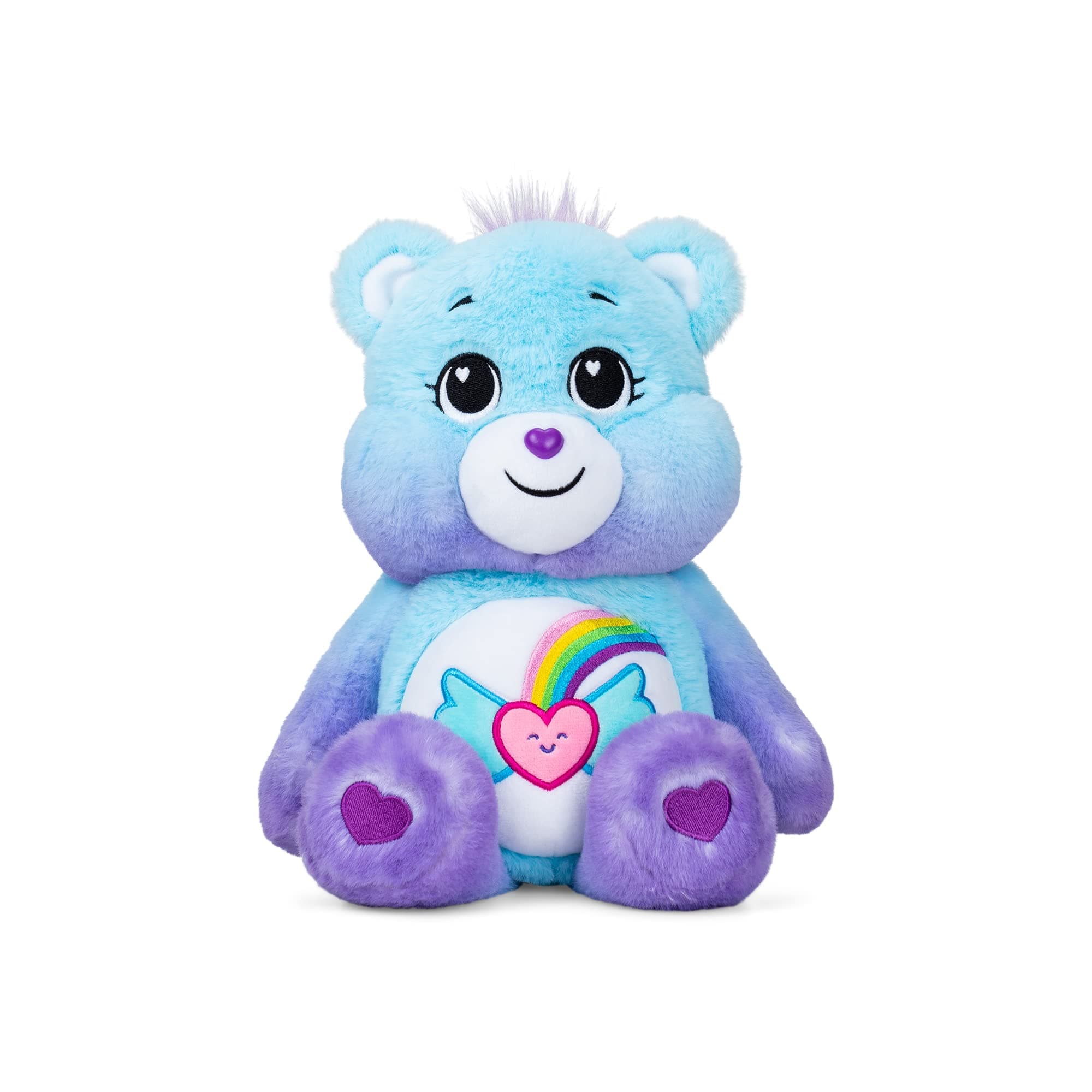 Care Bears 14" Medium Plush - Dream Bright Bear - Light Blue Plushie for Ages 4+ – Stuffed Animal, Soft and Cuddly – Good for Girls and Boys, Employees, Collectors, Great Valentines Day Gift for Kids