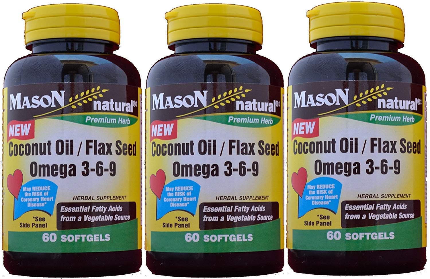 Mason Gels Flax Seed Ccnt Oil