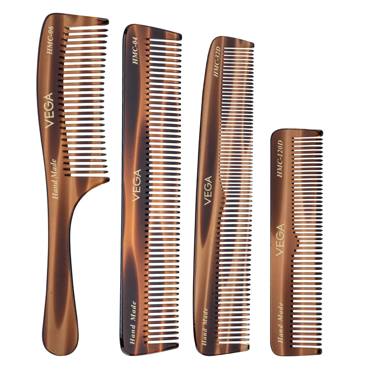 Vega Set Of 4 Hand Made Comb
