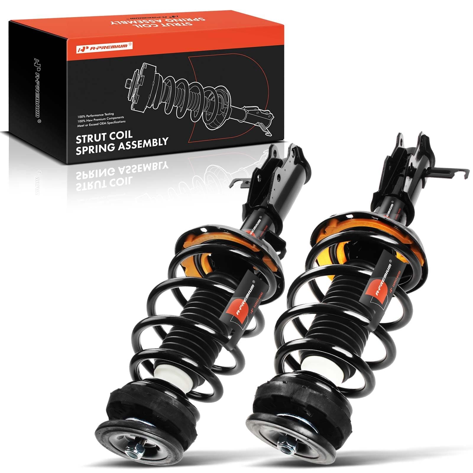 A-Premium Front Complete Strut & Coil Spring Assembly Shock Absorber Compatible with Chevrolet Impala 2014-2020 V6 3.6L, 2-PC Set