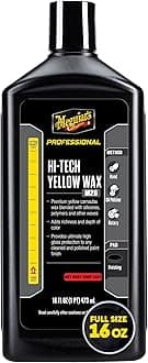 Meguiar's Mirror Glaze 26 Professional Hi-Tech Yellow Car Wax Liquid 473ml M2616