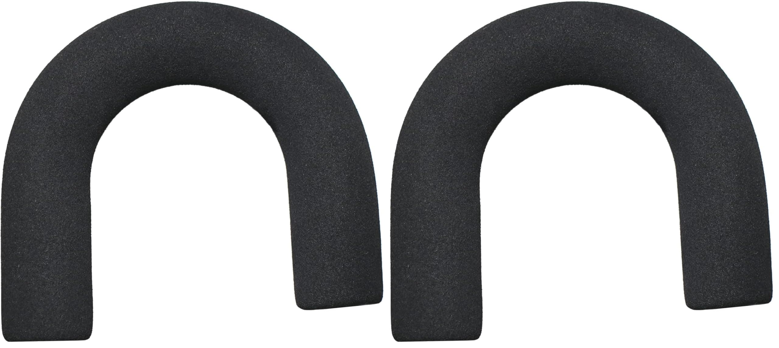 Foam Hand Grip Replacement for Standard Handle Canes, Thick Cushioned Foam, Black