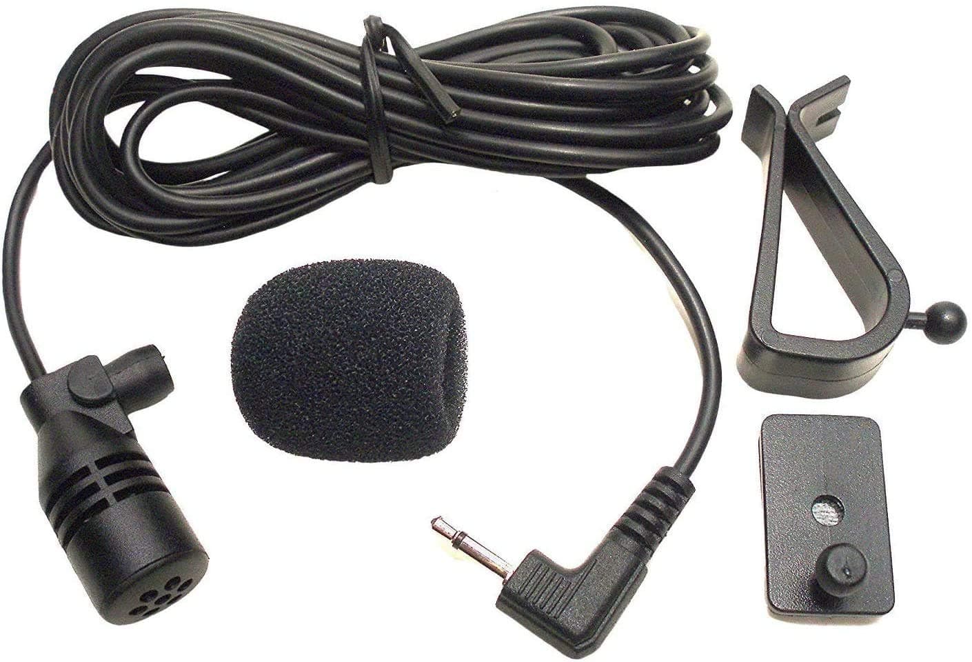 Mic 3.5mm Microphone External Assembly Compatible for Sony XAV-AX100,XAVAX1000, XAV-AX1000,XAV-AX5000, XAVV10BT,XAV-AX7000,XAV-AX8000,XAV-712BT Car Vehicle Bluetooth Enabled Audio Stereo Radio GPS DVD