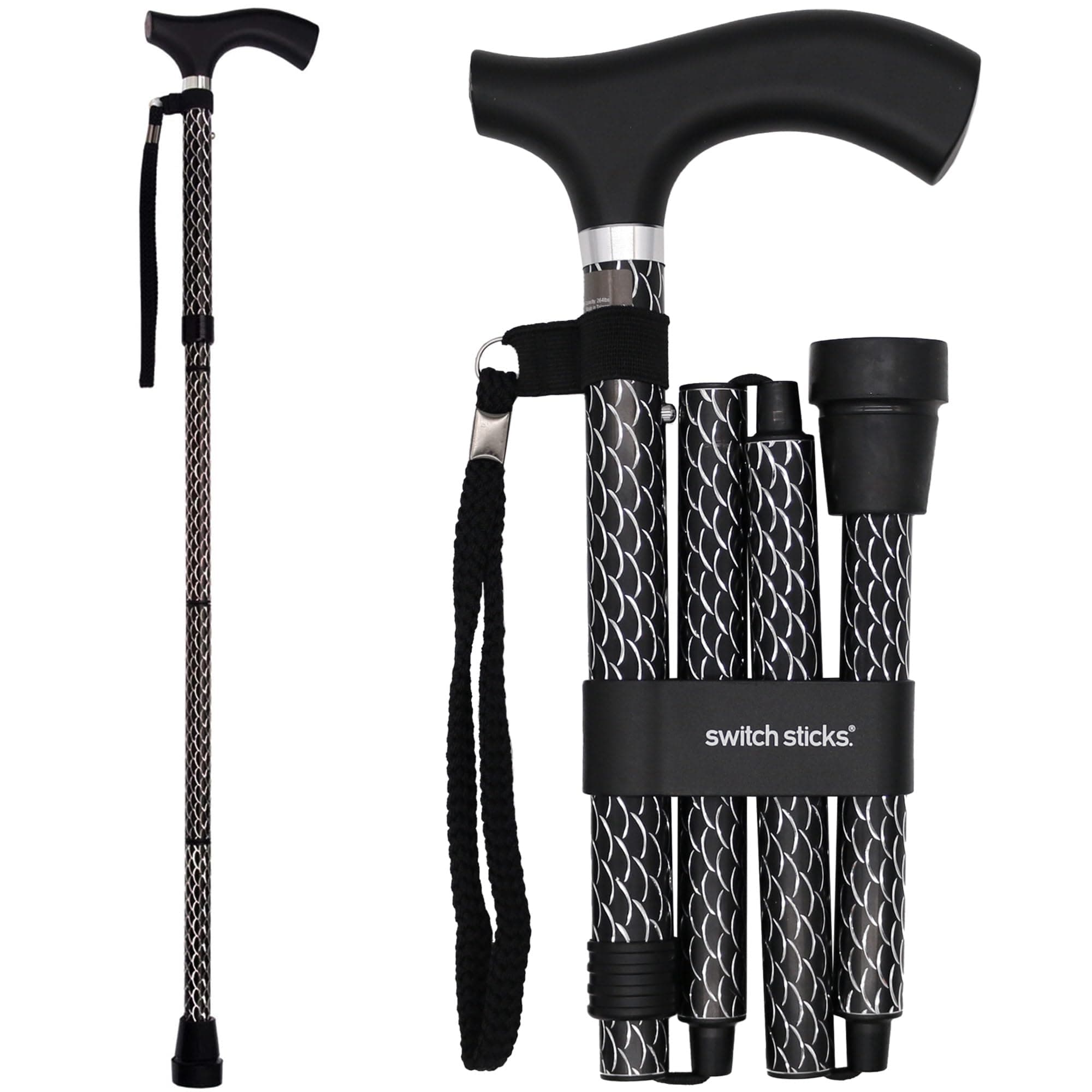 Switch Sticks Folding Walking Cane For Women & Men