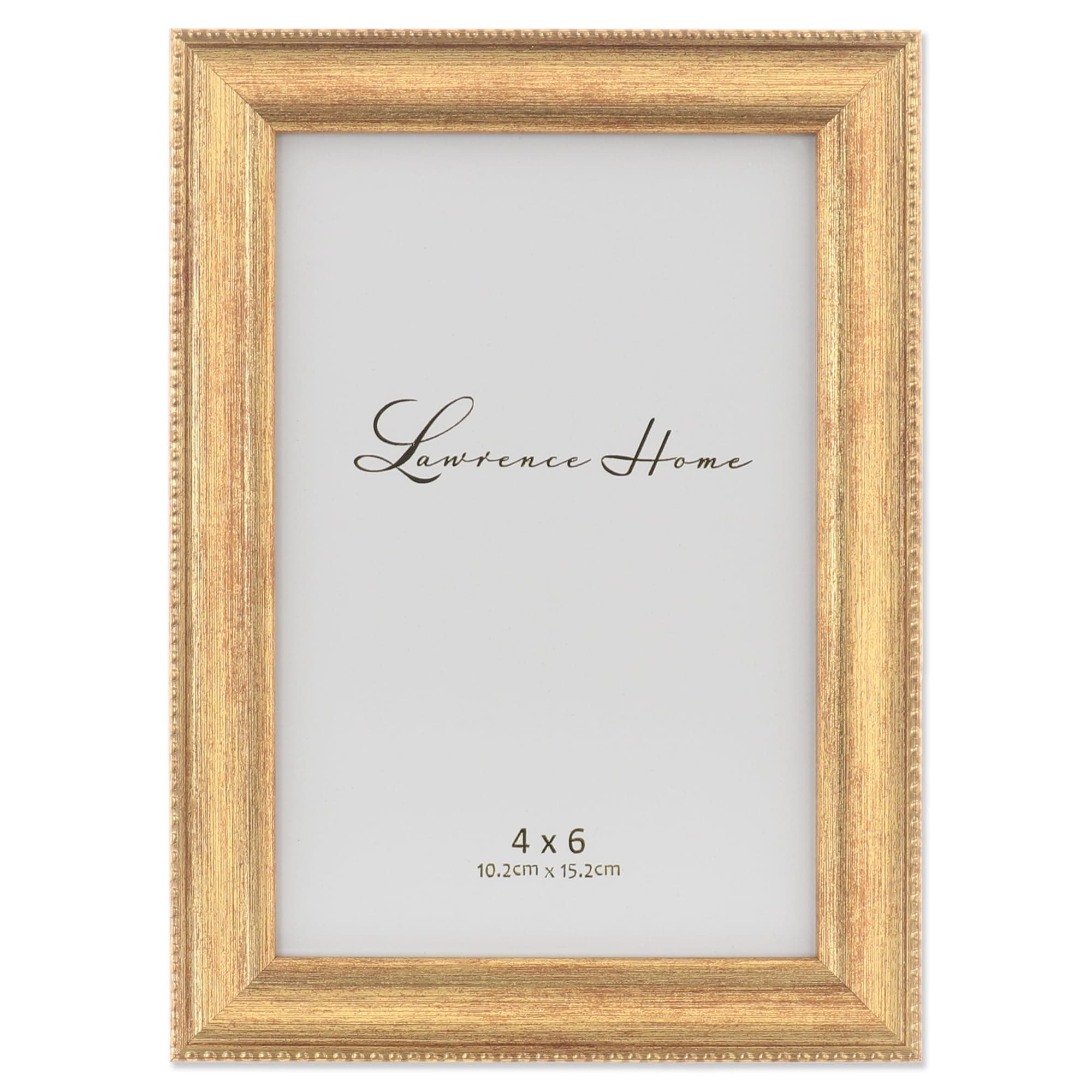 Lawrence Picture Frame, Polystyrene, Gold, 4x6