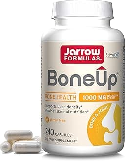 BoneUp for Bone Density - Vitamin D3 and K2, Calcium Support, 240 Capsules, Provides Skeletal Nutrition, Up to 40 Days Supply