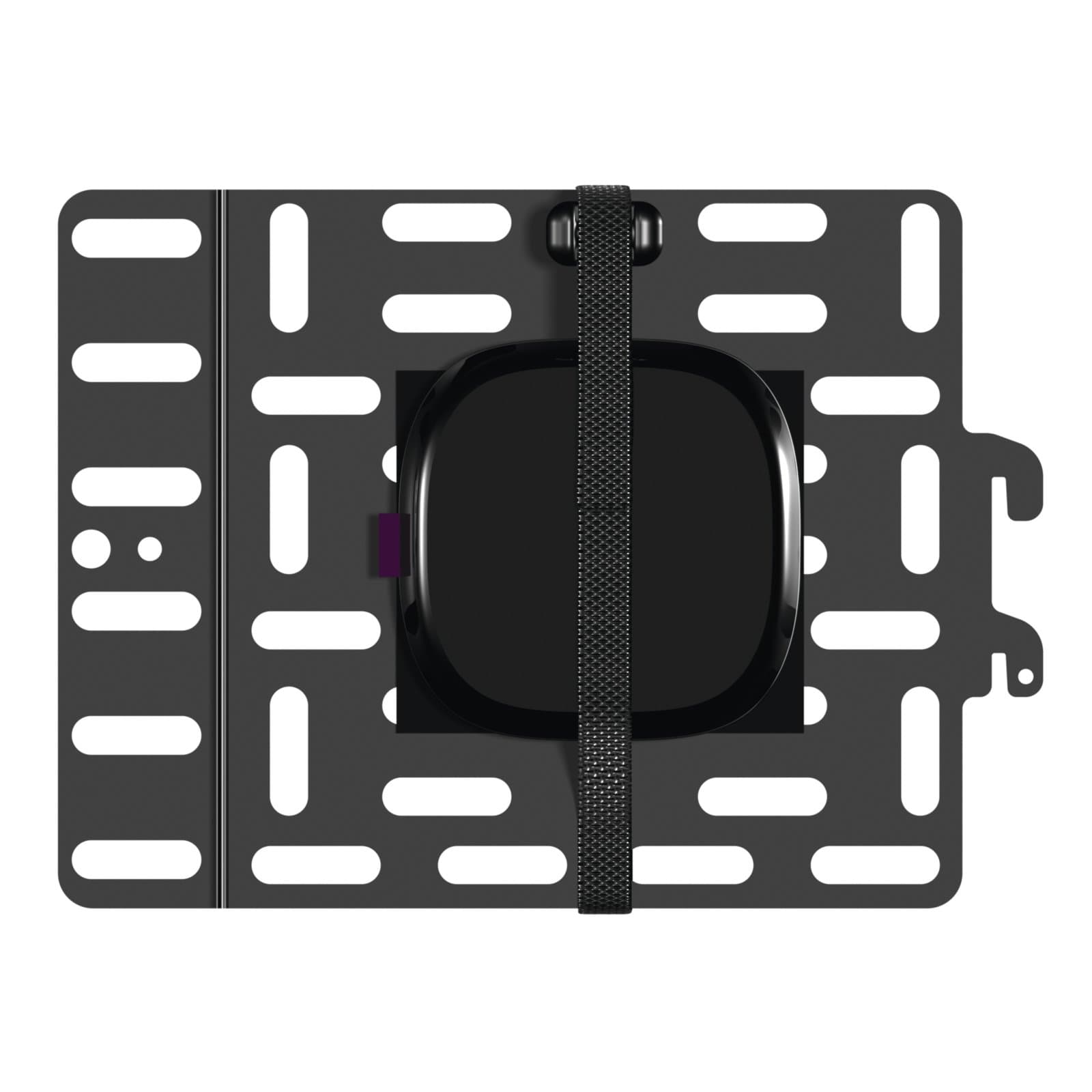 Sanus SASP1-B1 Streaming Media Player Mounting Bracket Hides Most Small Devices Up to 3 lbs. Behind Your TV - Apple TV Roku Fire TV etc. - SASP1-B1 Black