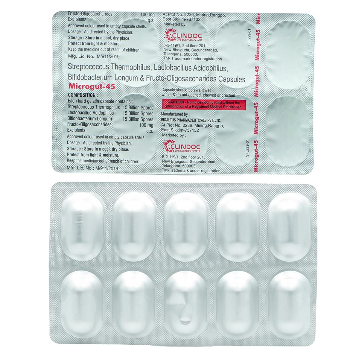 Microgut - Strip of 10 Capsules