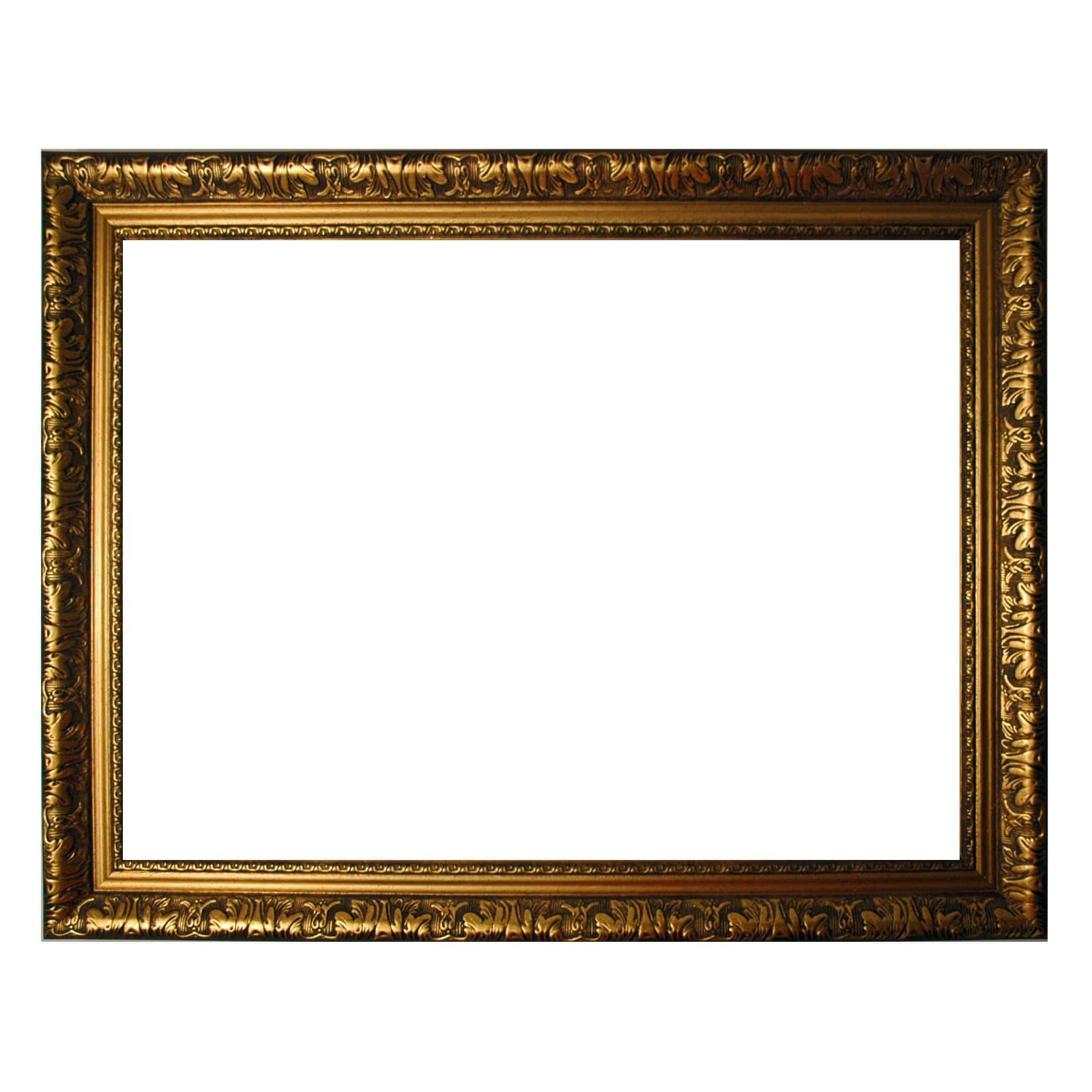 Baroque Frame Gold Finely Decorated 335 ORO, Empty Frame 40x60 cm