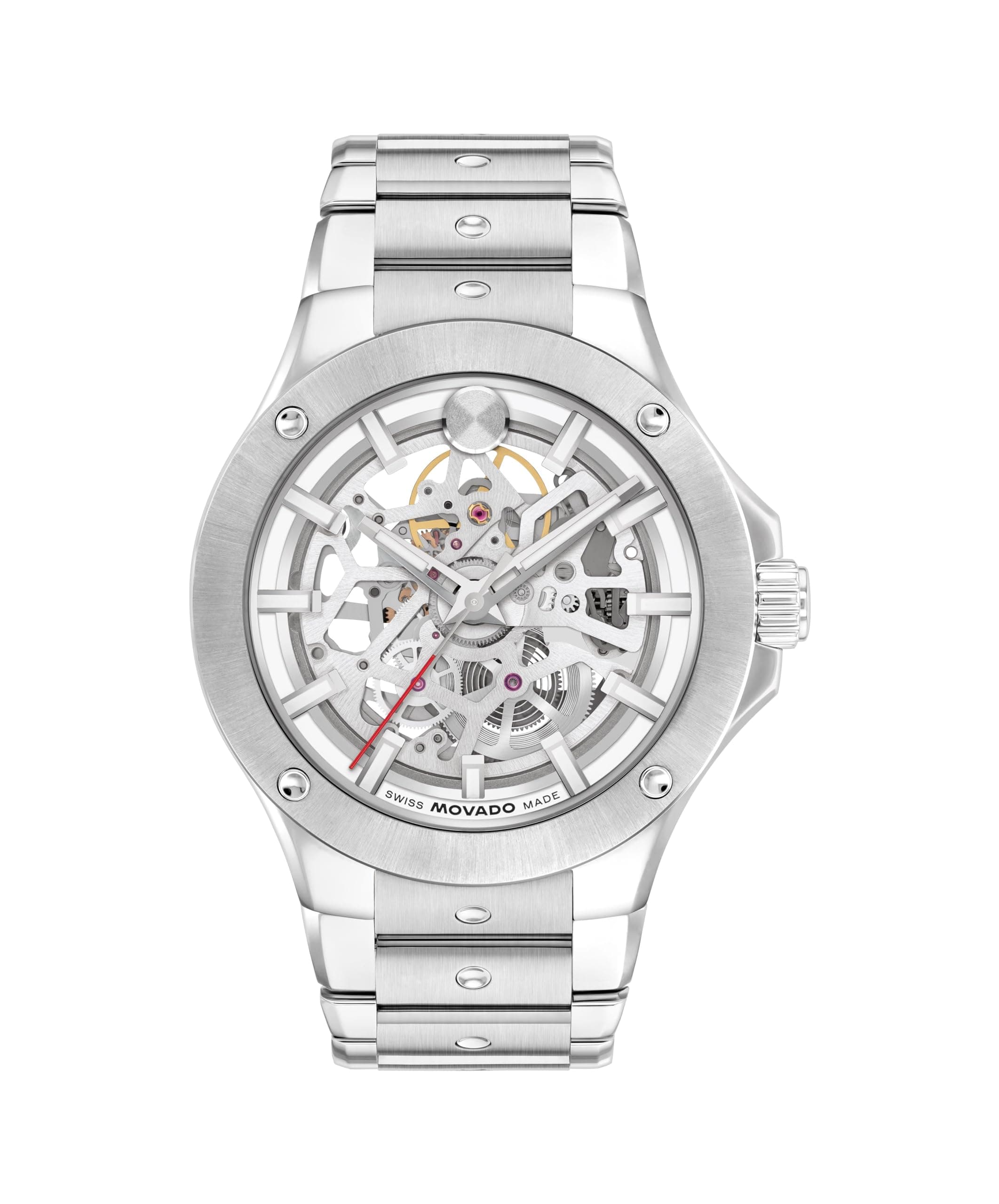 S.E. Men's Automatic Watch, Swiss Self-Winding Movement, Stainless Steel Bracelet, Water-Resistant up to 100m, Classic Mechanical Timepiece - Gift for Him - 41mm